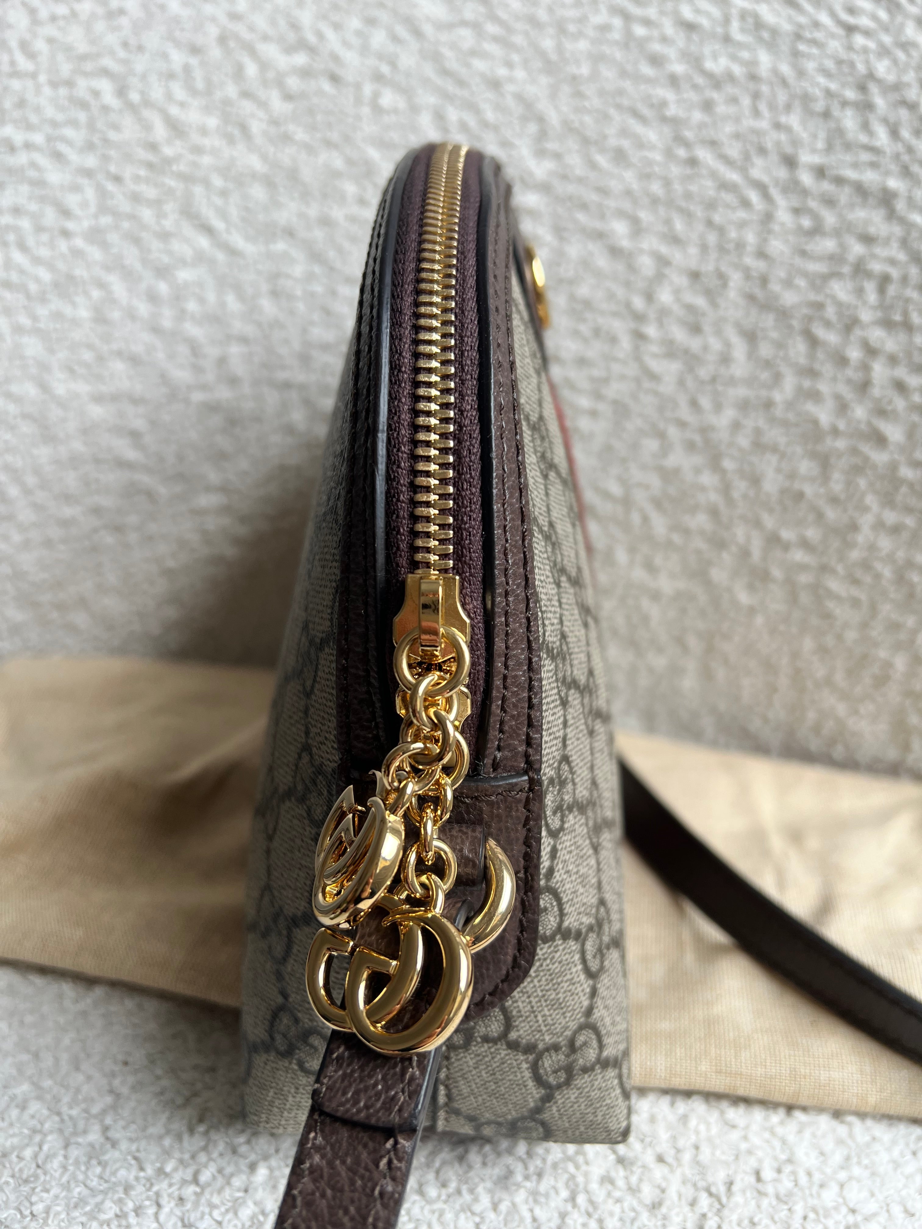 Gucci Ophidia GG Supreme Rounded Top Shoulder Bag (RRP £1,380)