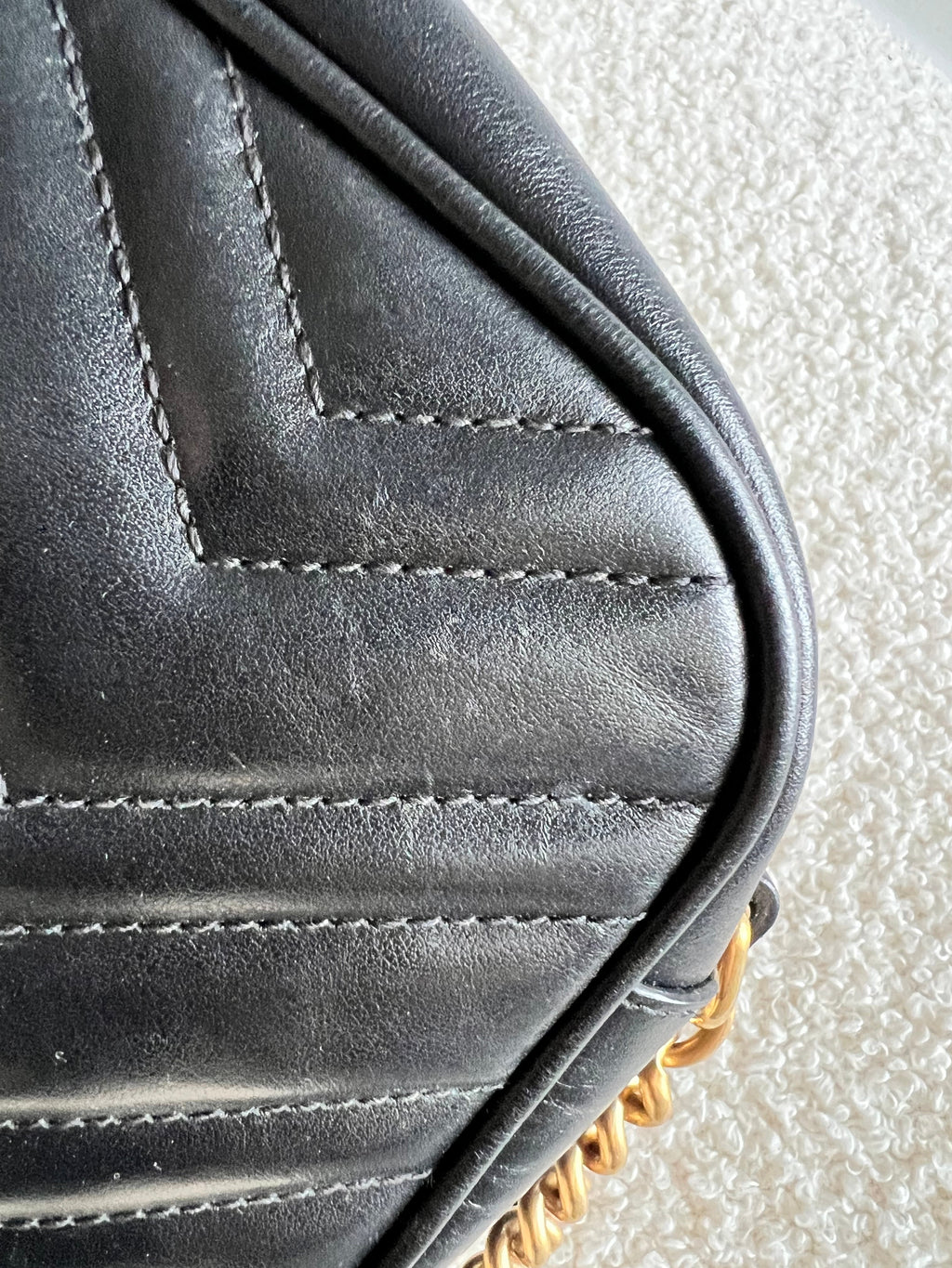 Gucci GG Black Marmont Small Shoulder Bag (RRP £1440)