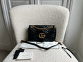 Gucci GG Black Marmont Small Shoulder Bag (RRP £2070)