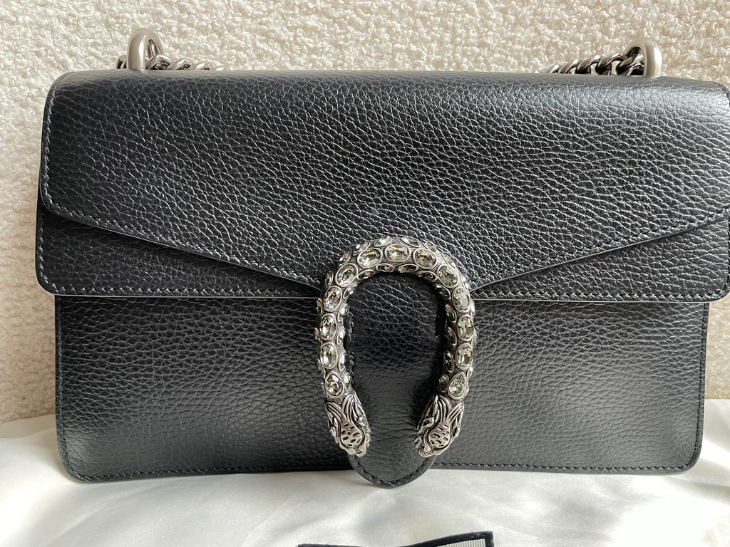 Gucci Dionysus GG Black Small Shoulder Bag (RRP £2,670)