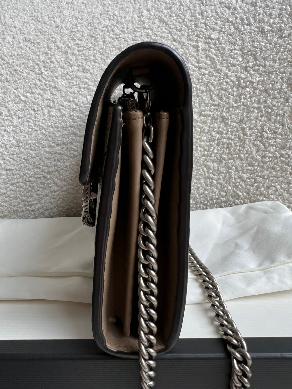 Gucci Dionysus GG Supreme Chain Wallet (RRP £1400)
