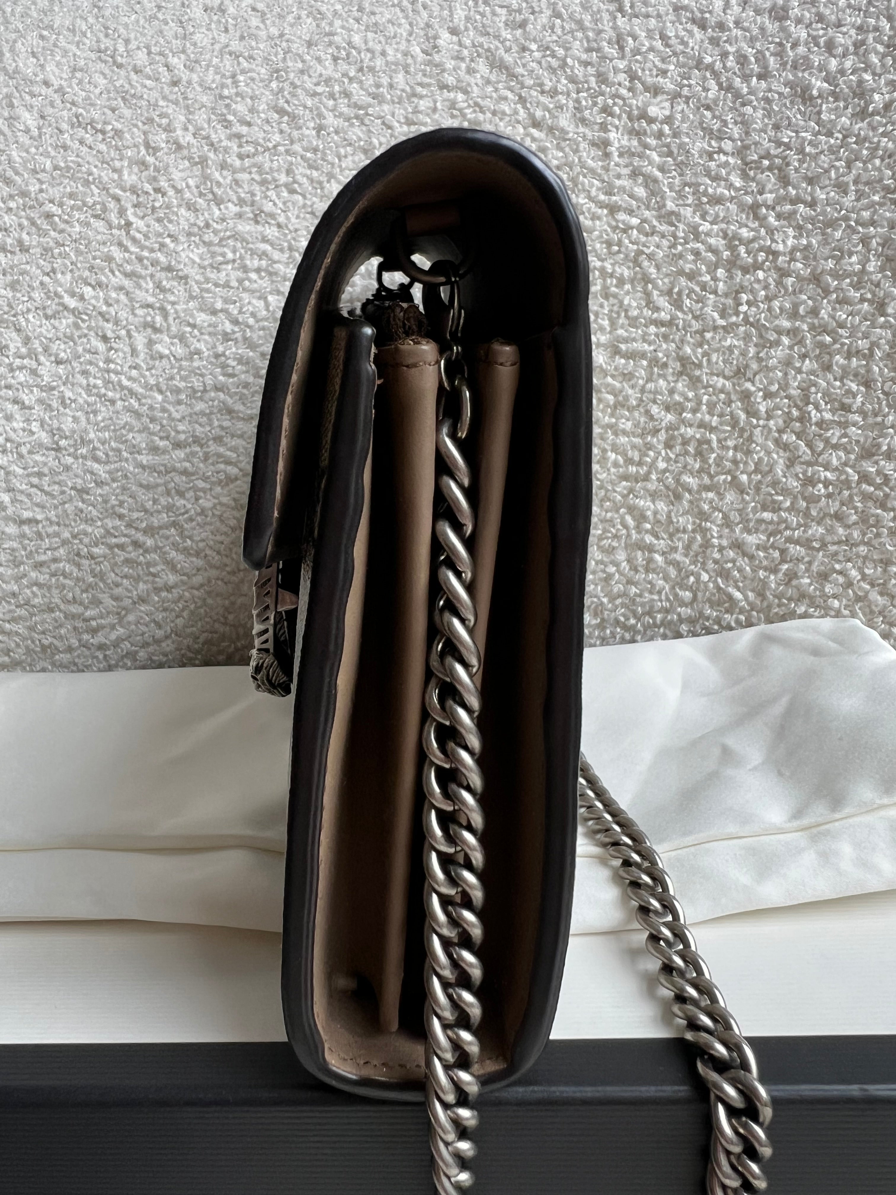 Gucci Dionysus GG Supreme Chain Wallet (RRP £1400)