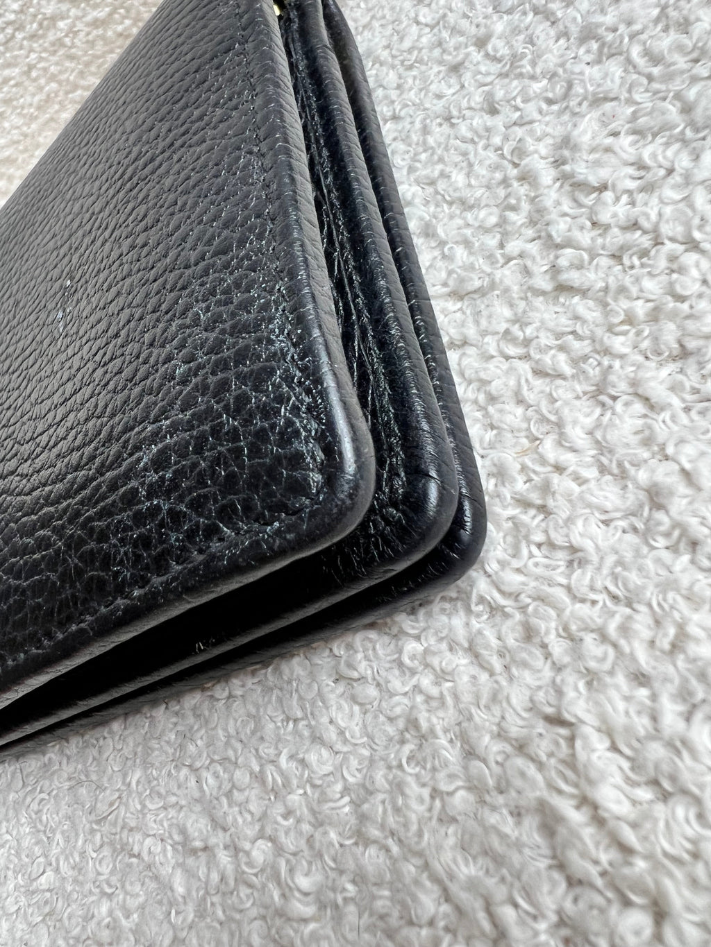 Gucci Black GG Marmont Chain Wallet (RRP £790)