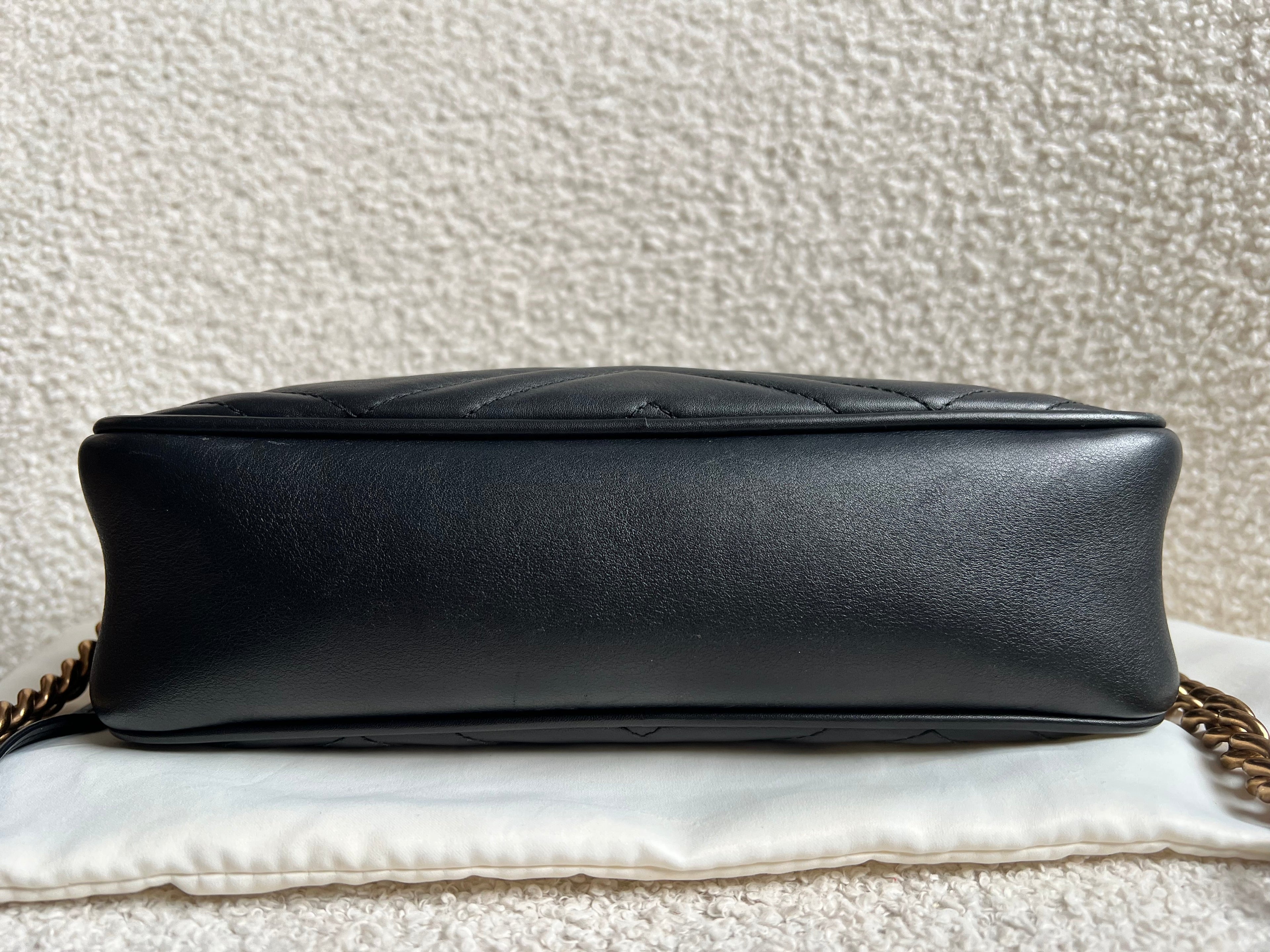 Gucci GG Black Marmont Small Shoulder Bag (RRP £1440)