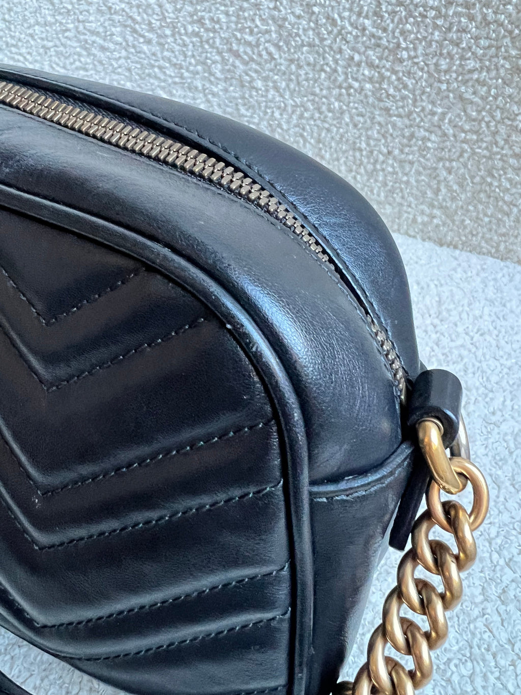 Gucci GG Black Marmont Small Shoulder Bag (RRP £1440)
