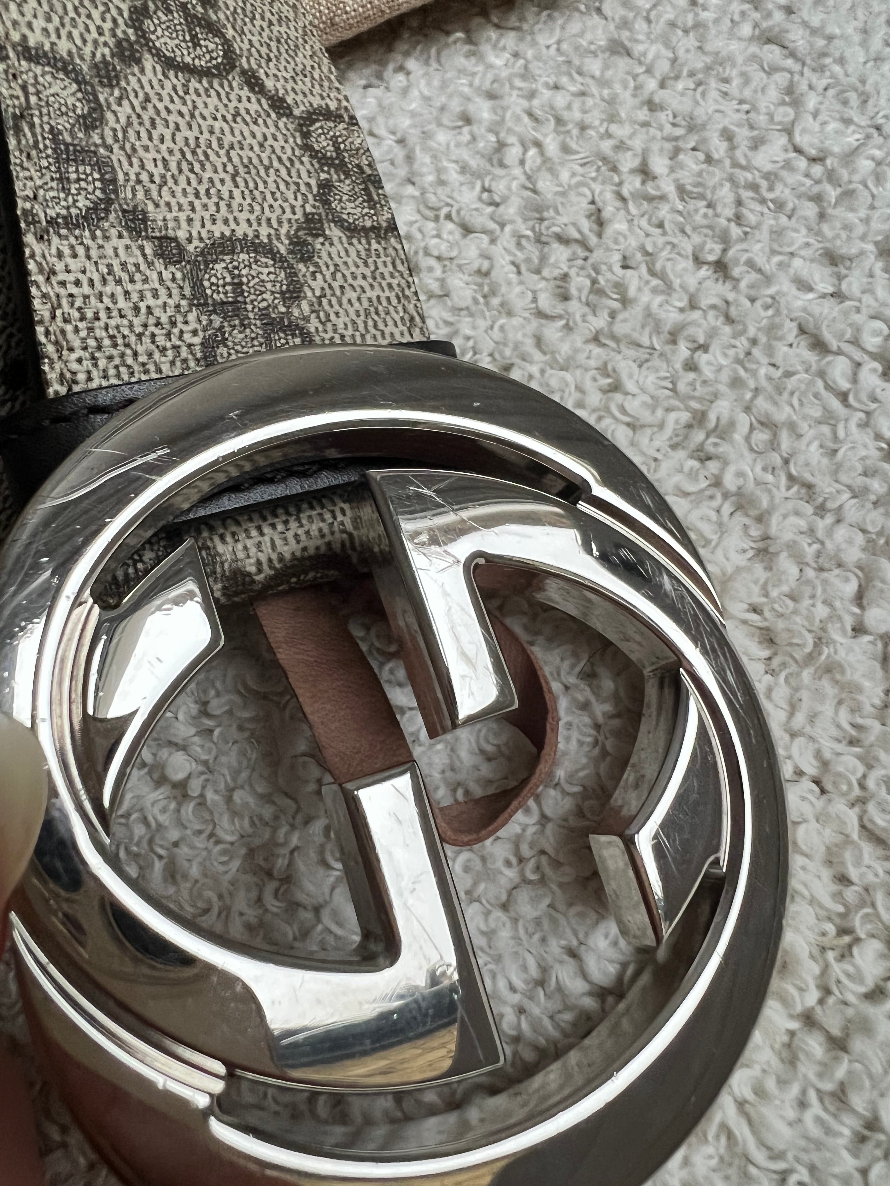 Gucci Interlocking GG Belt Supreme (RRP £360)