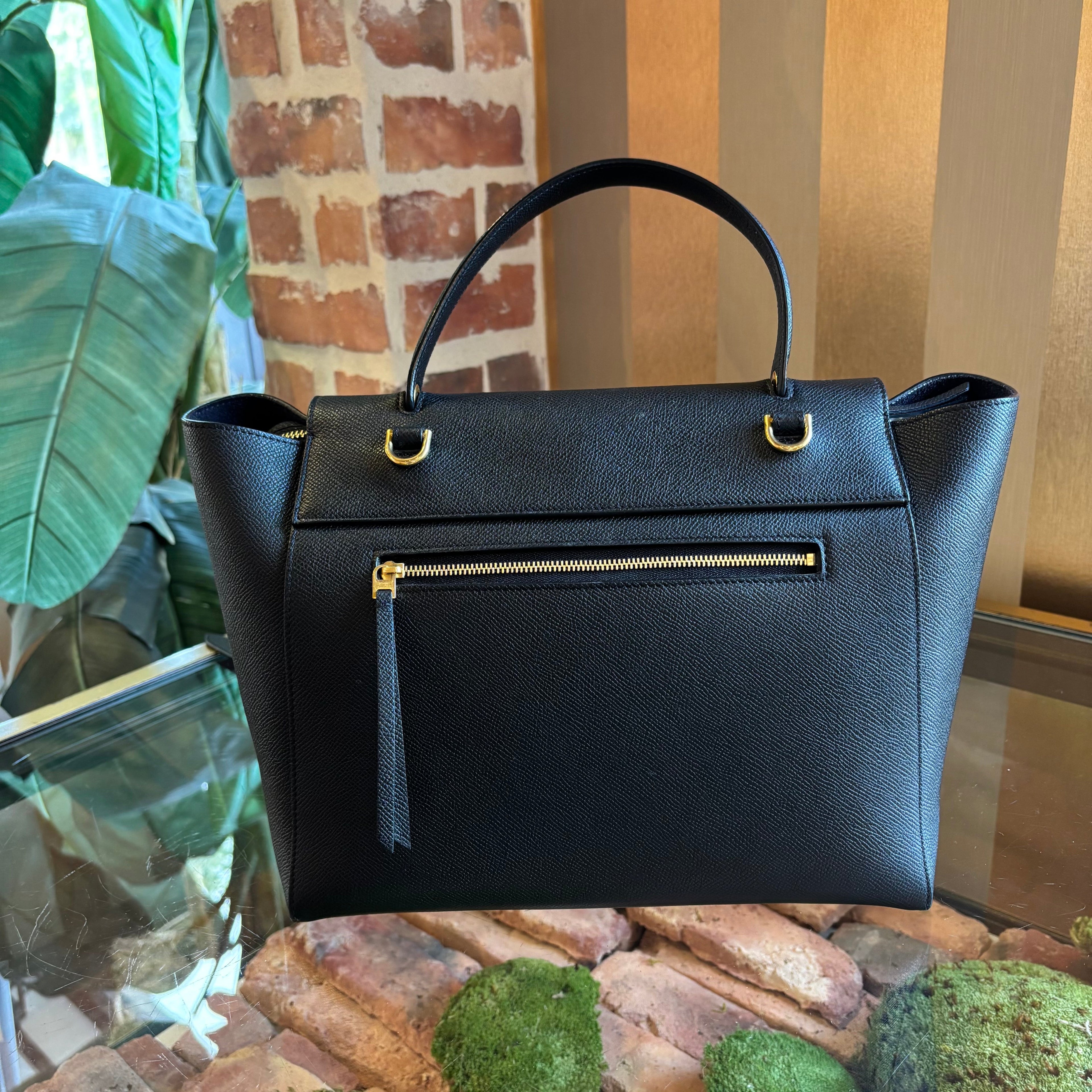 CELINE Black Belt Bag