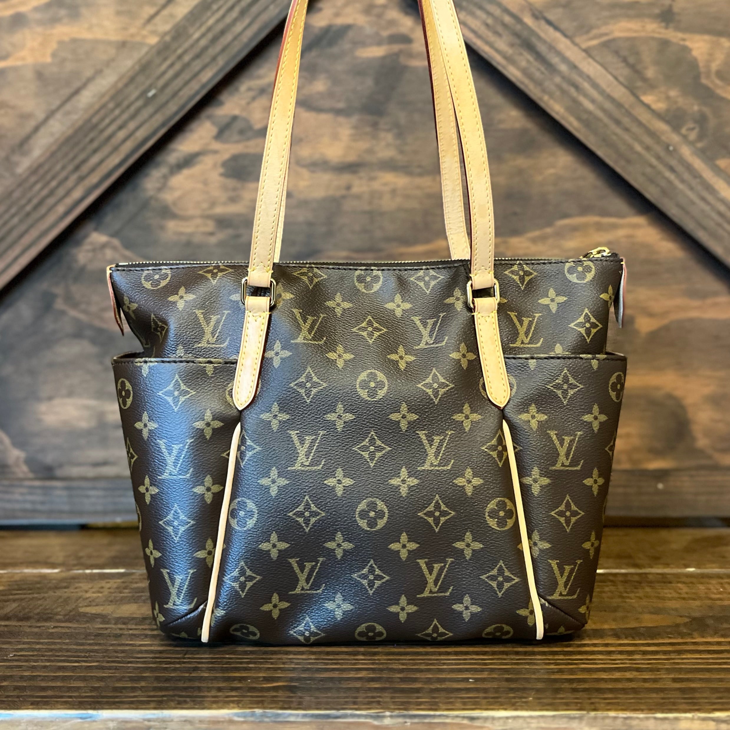 LOUIS VUITTON Totally PM Brown Monogram Canvas Tote
