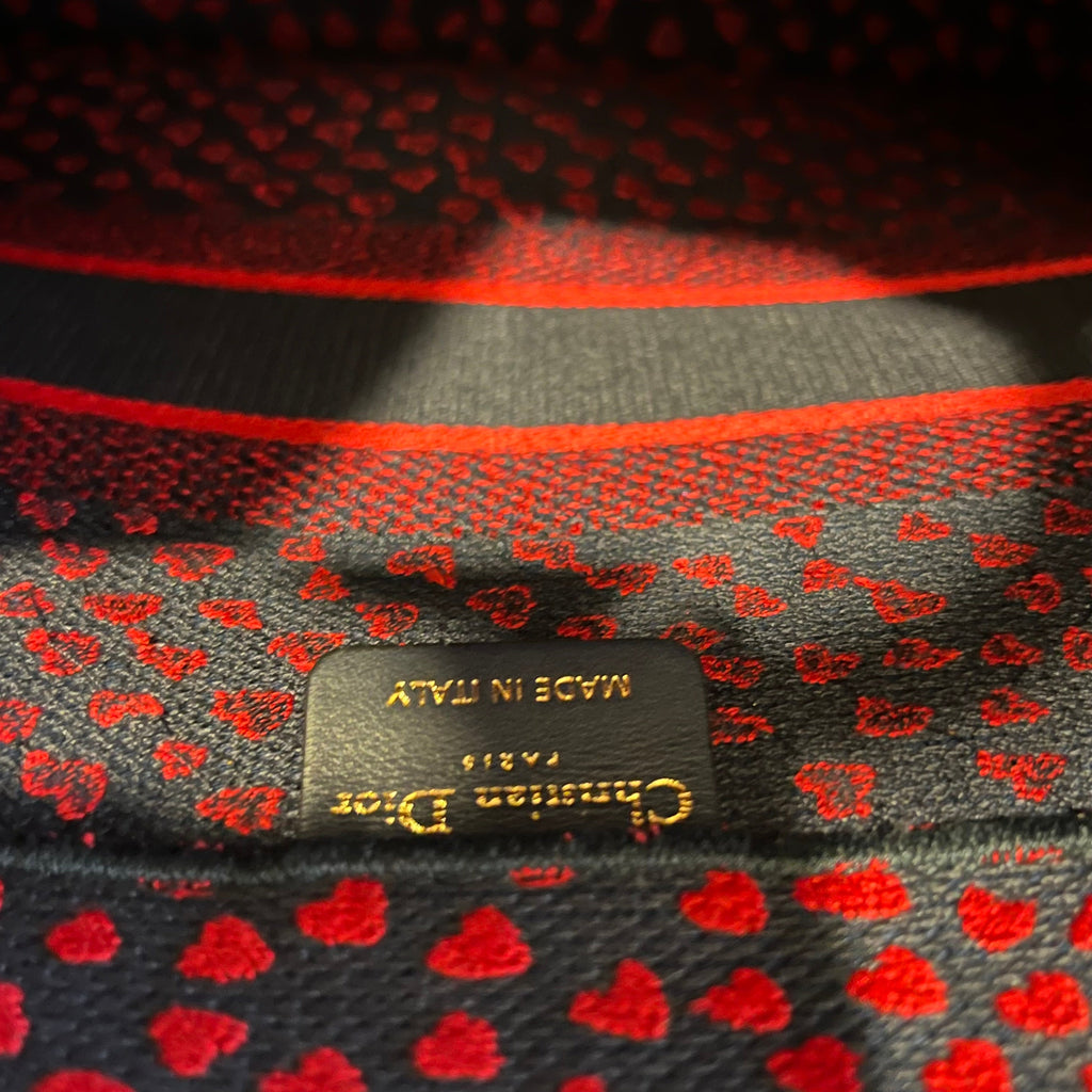 CHRISITAN DIOR Book Medium Heart Canvas Tote