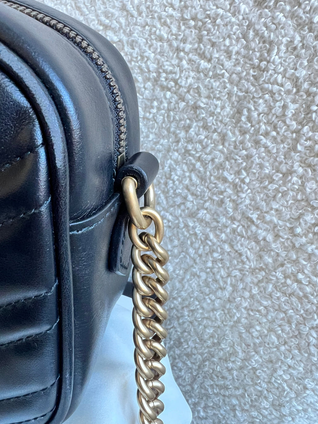 Gucci GG Black Marmont Small Shoulder Bag (RRP £1440)
