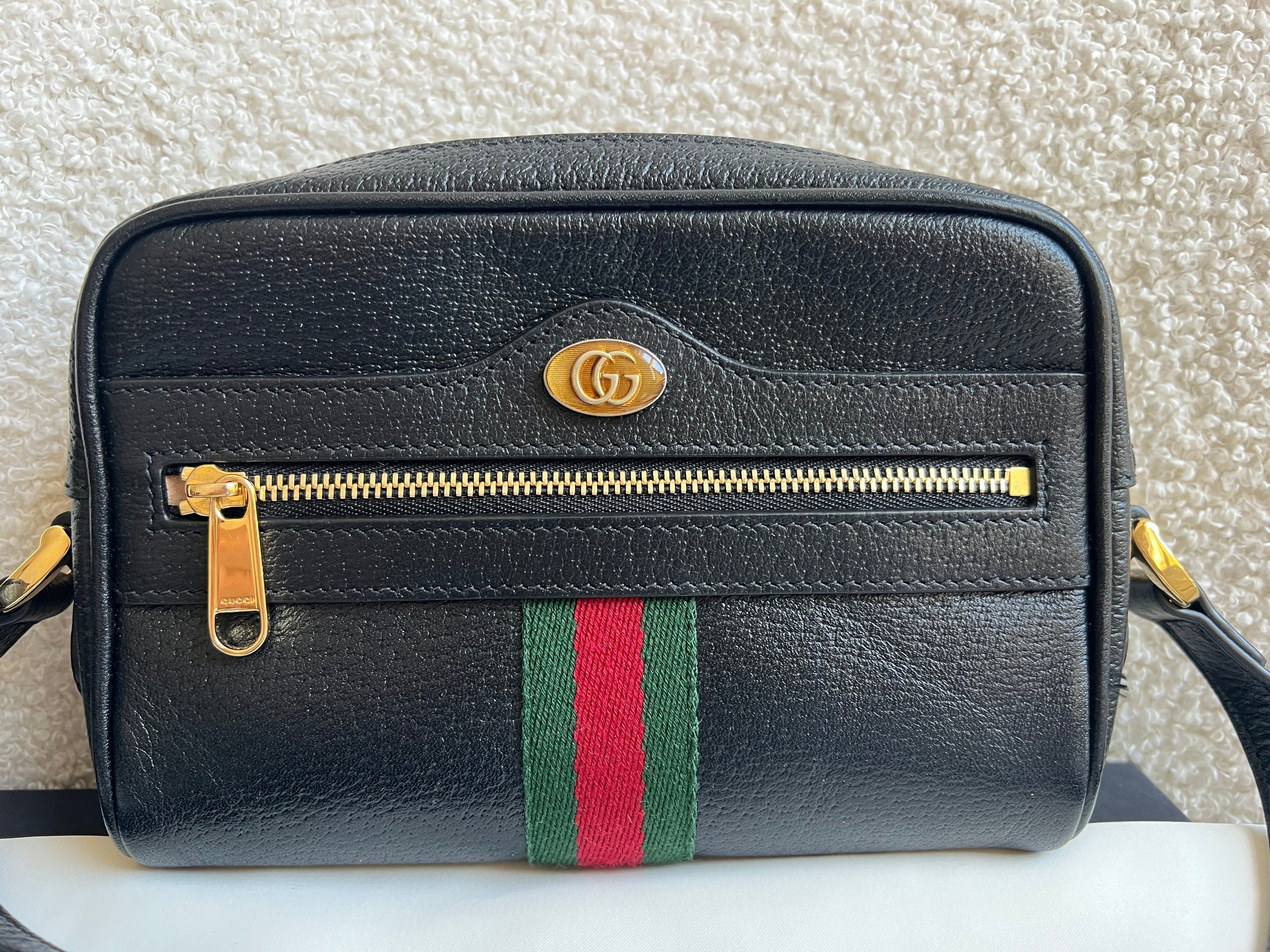 Gucci GG Black Ophidia Mini Shoulder Bag