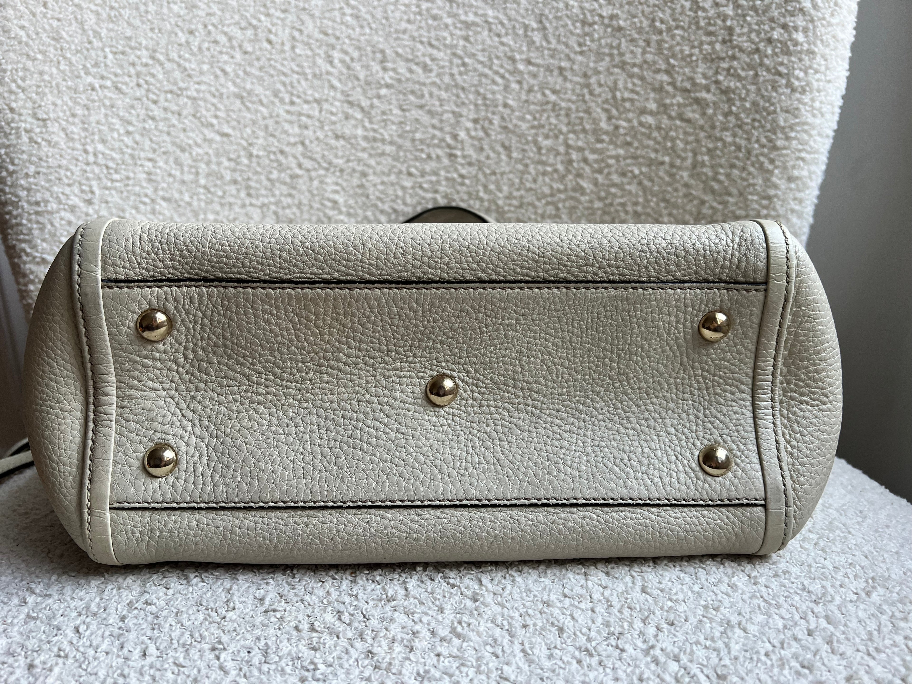 Gucci Soho Tote in Eggshell
