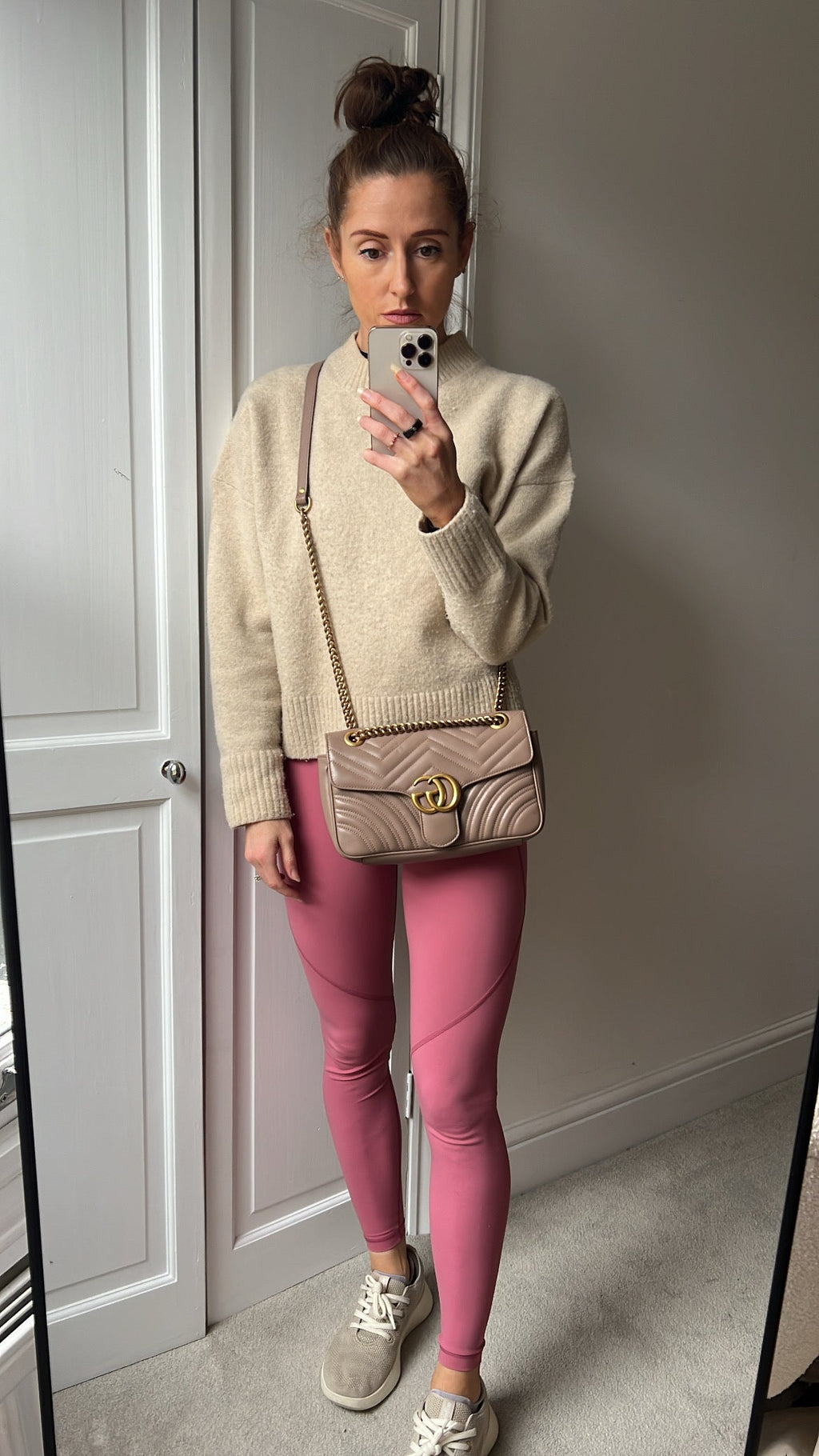 Gucci GG Dusty Pink Marmont Small Shoulder Bag (RRP £2070)