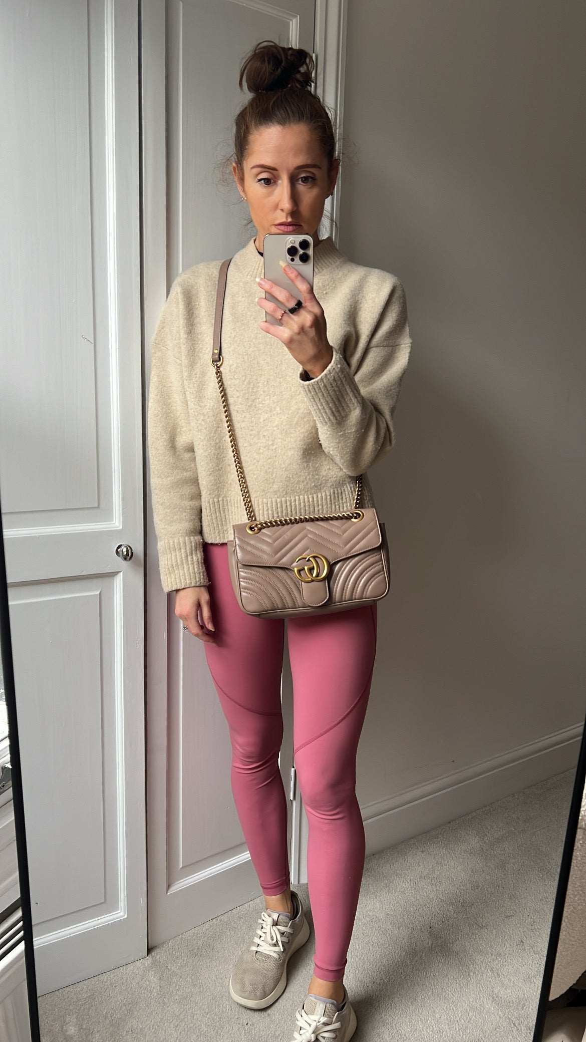Gucci GG Dusty Pink Marmont Small Shoulder Bag (RRP £2070)