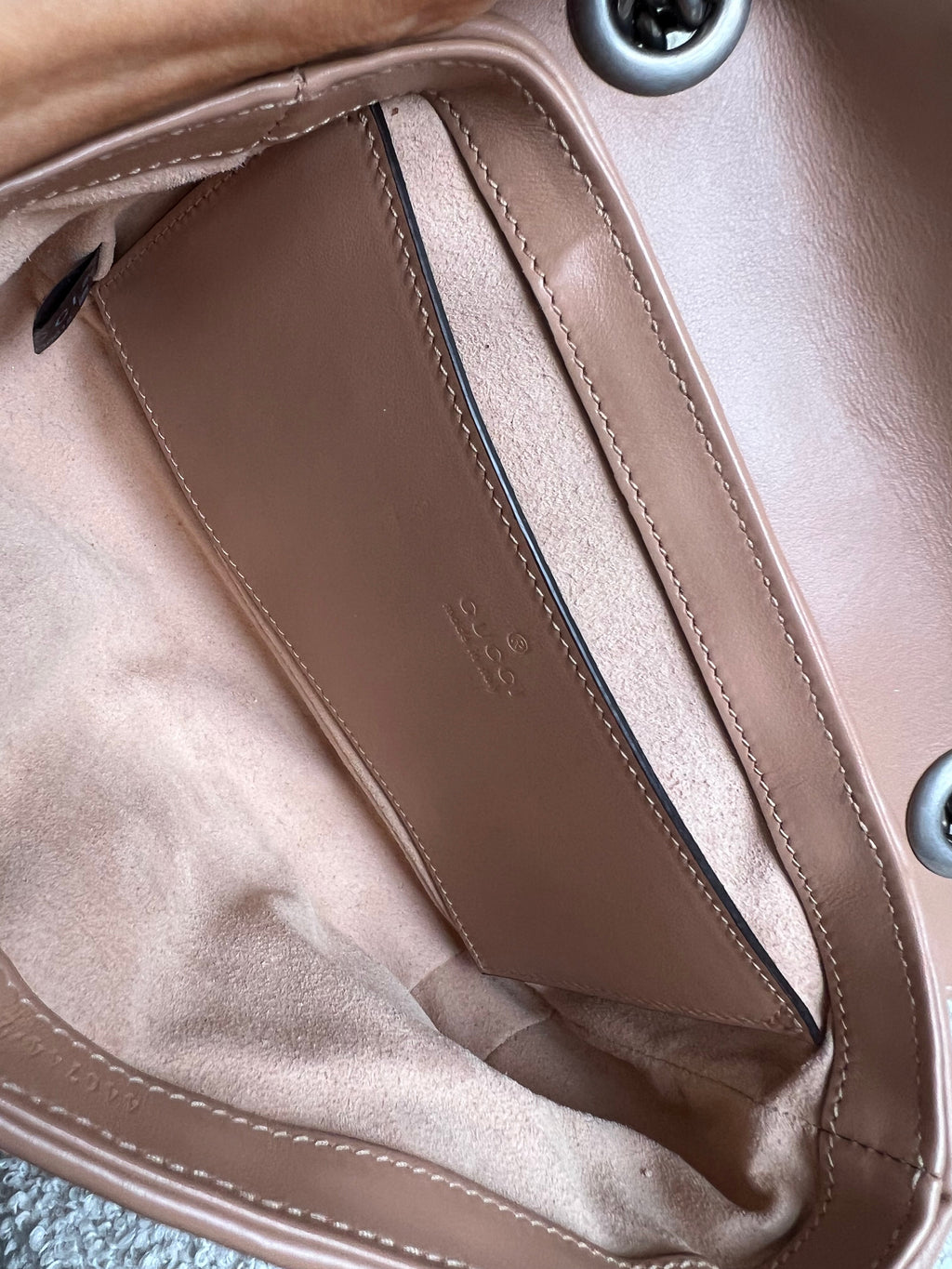 Gucci GG Beige Aria Marmont Mini Shoulder Bag (RRP £1800)