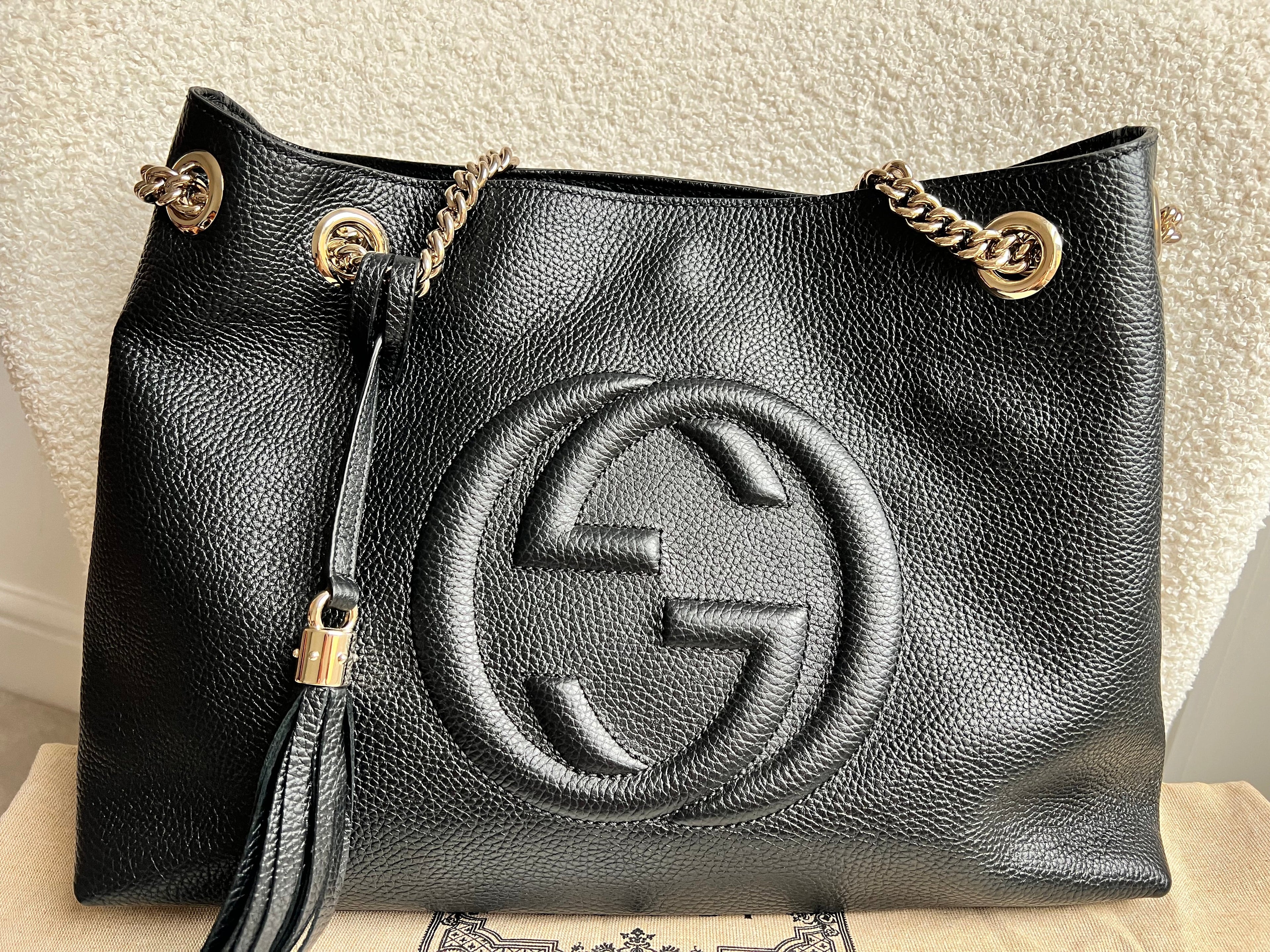 Gucci Black Soho Chain Tote (RRP £1350)