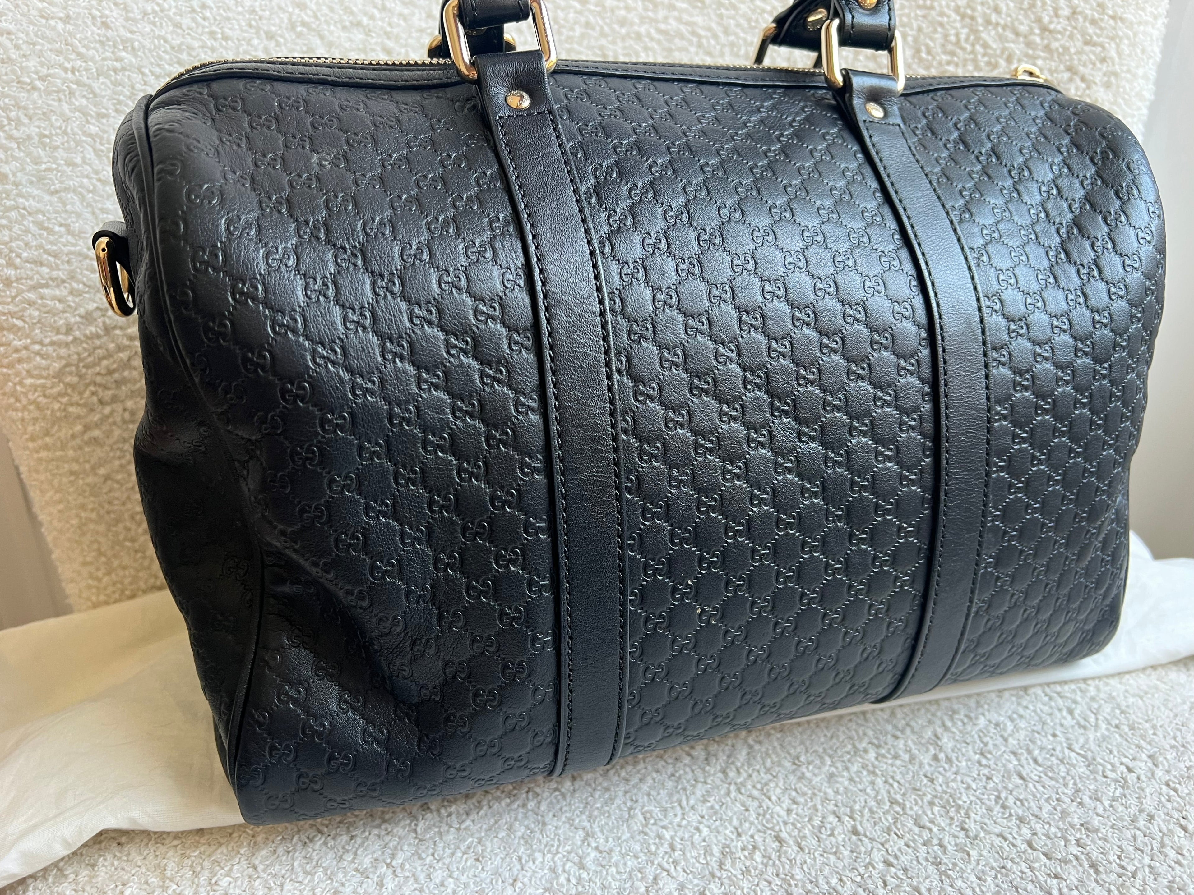 Gucci Black Guccissima Large Boston Joy (RRP £1250)