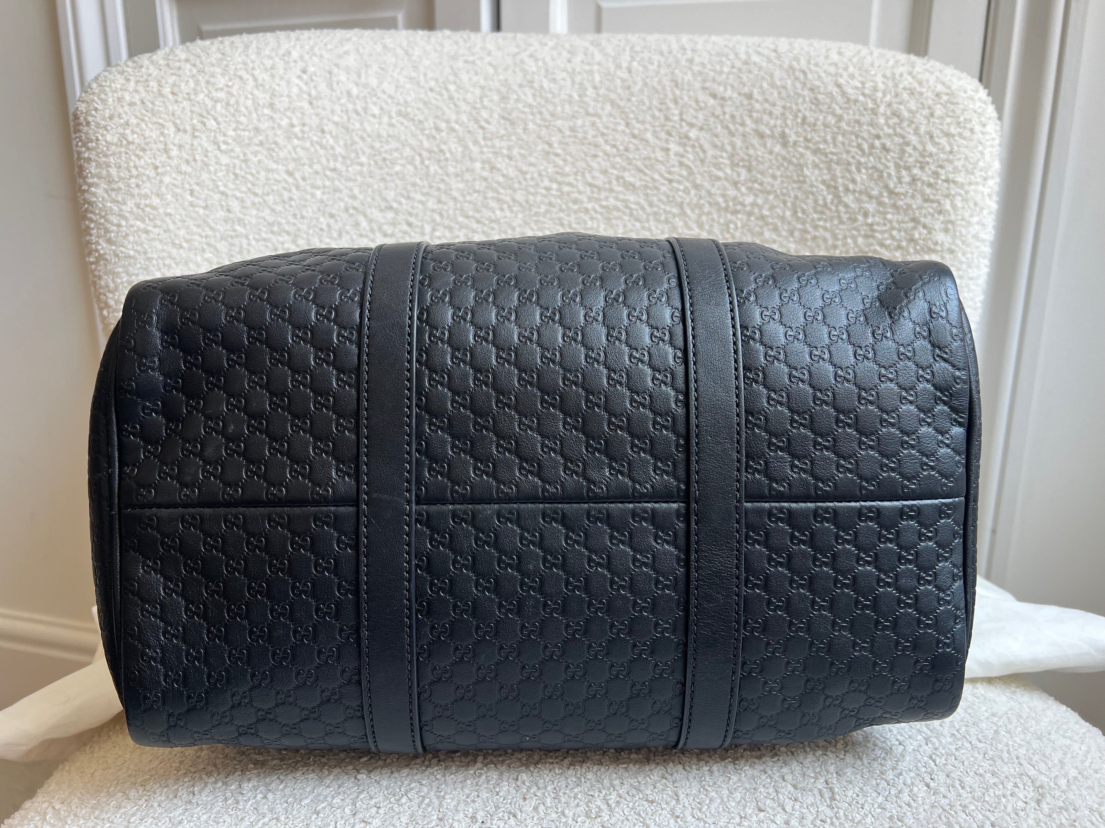 Gucci Black Guccissima Large Boston Joy (RRP £1250)