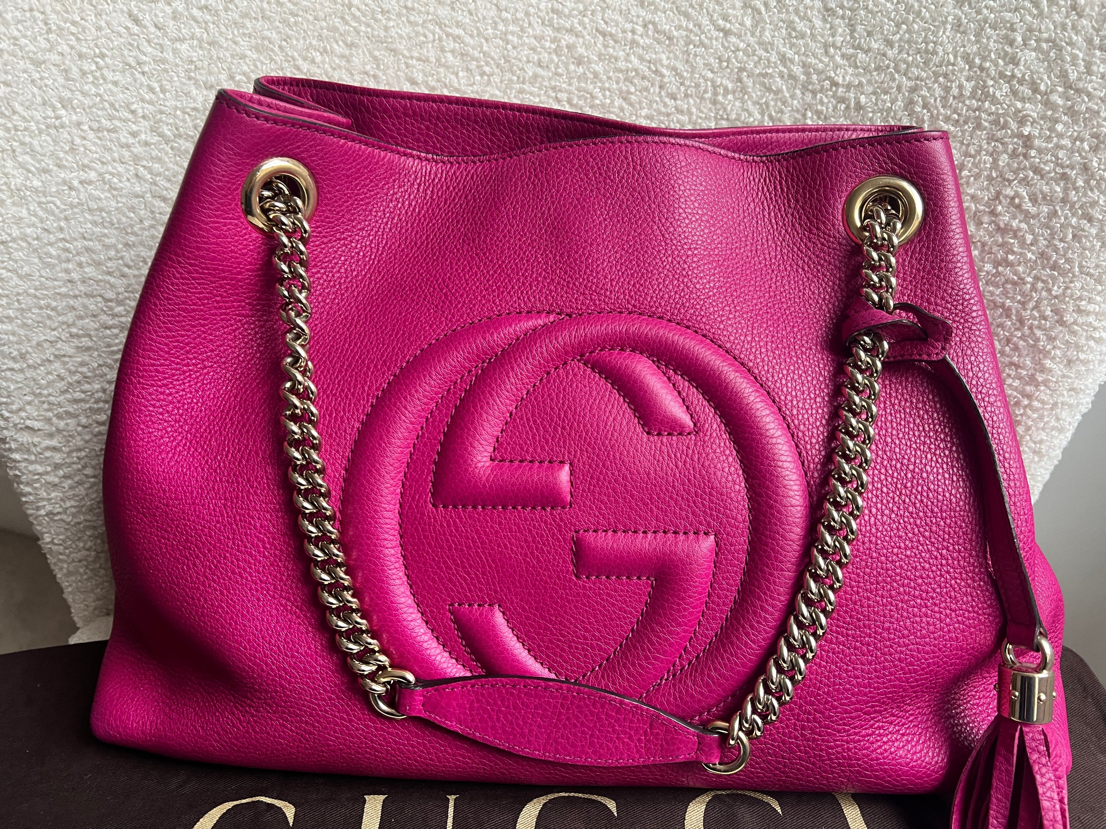 Gucci Pink Soho Chain Tote (RRP £1350)