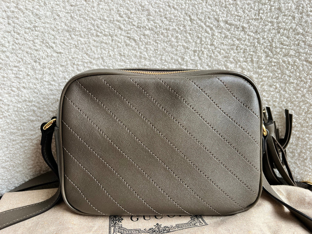 Gucci Khaki Small Blondie Shoulder Bag (RRP £1380)