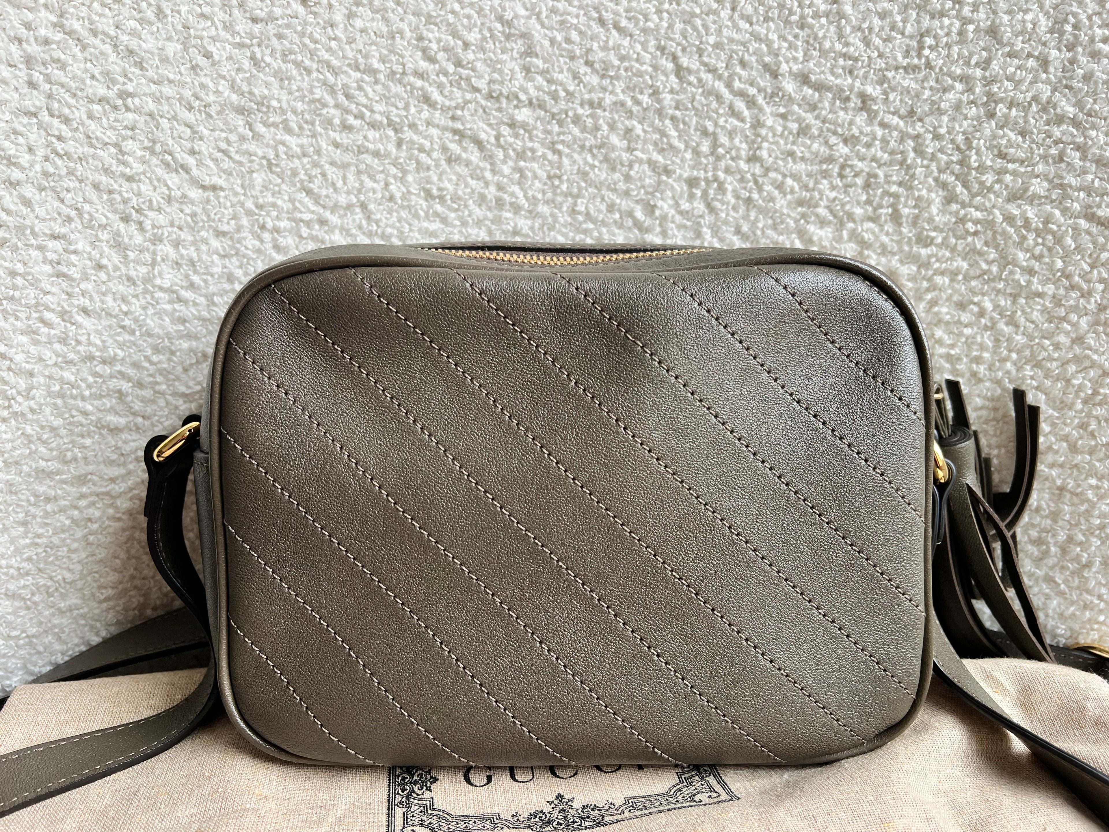 Gucci Khaki Small Blondie Shoulder Bag (RRP £1380)