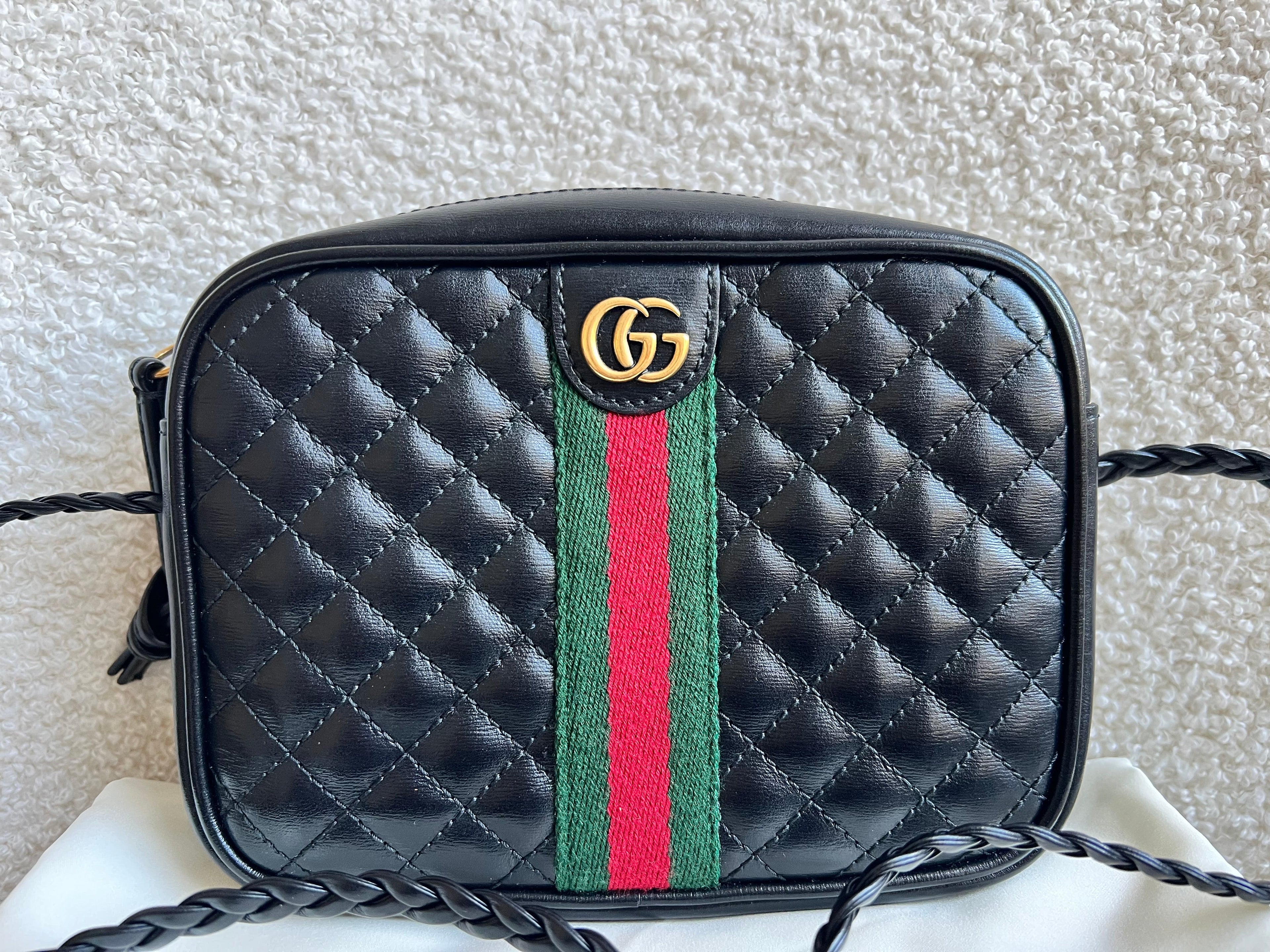 Gucci Mini Black Trapuntata Camera Bag