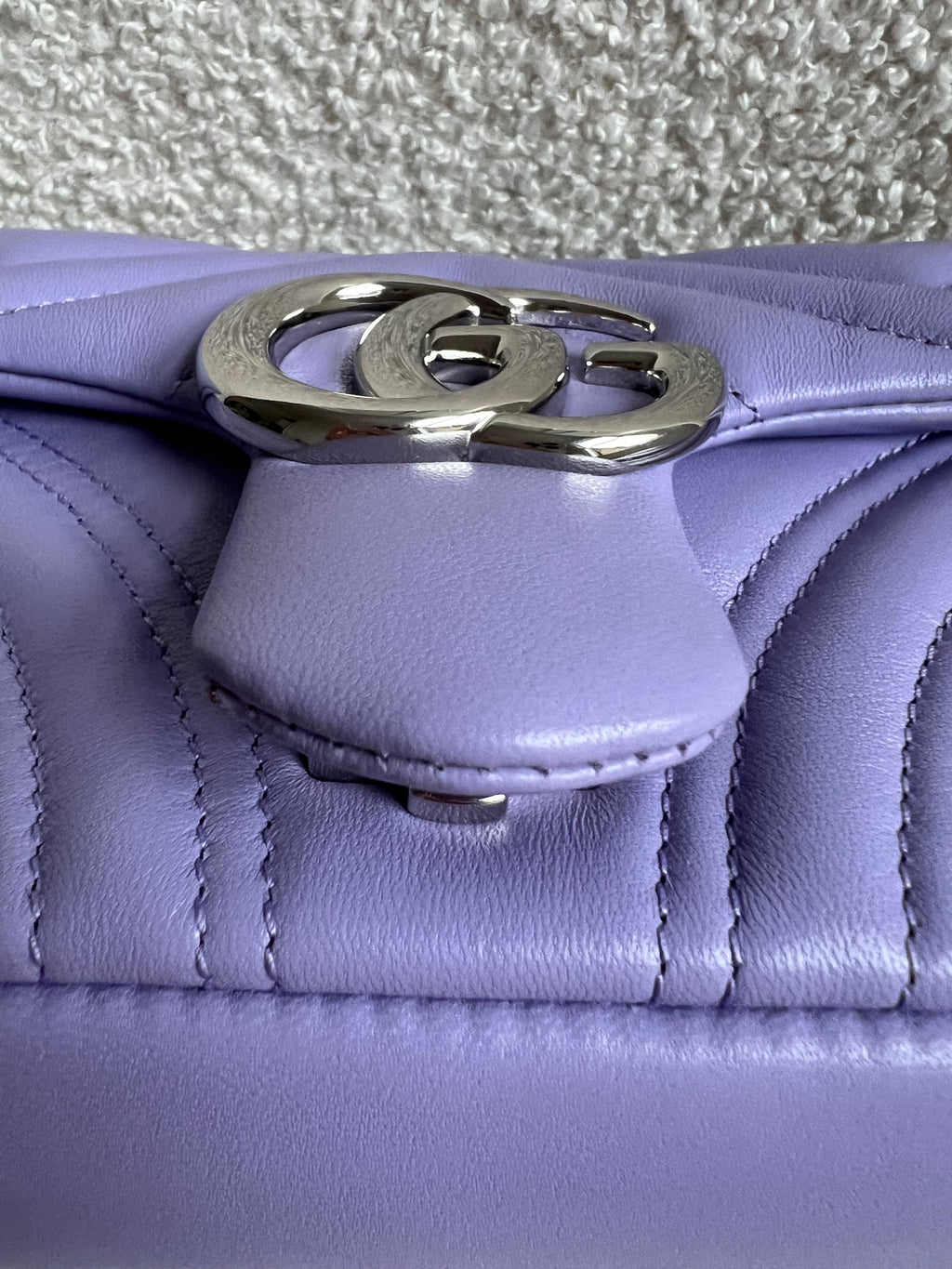 Gucci GG Purple Marmont Mini Shoulder Bag (RRP £1,890)