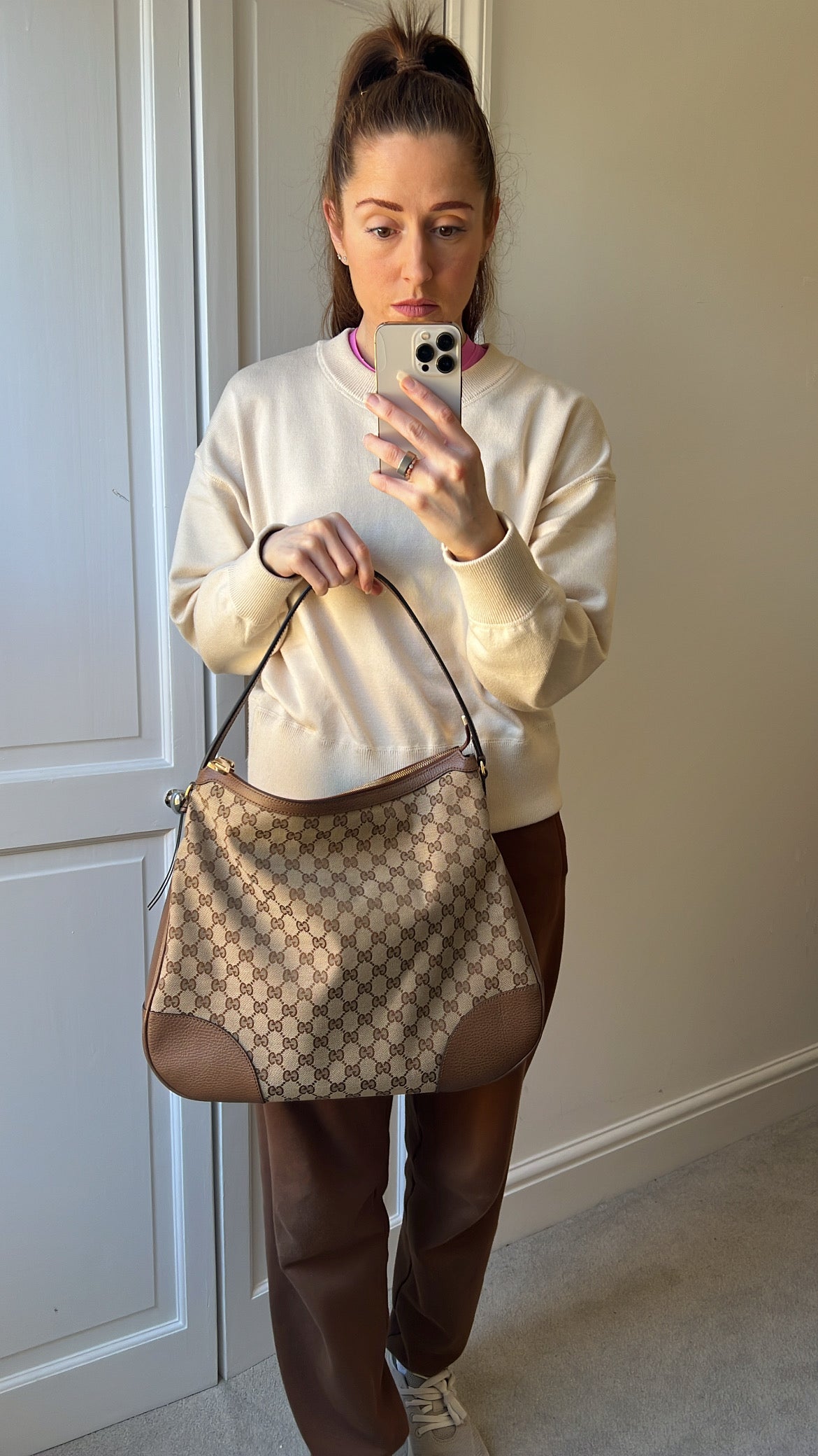 Gucci GG Bree Canvas Hobo