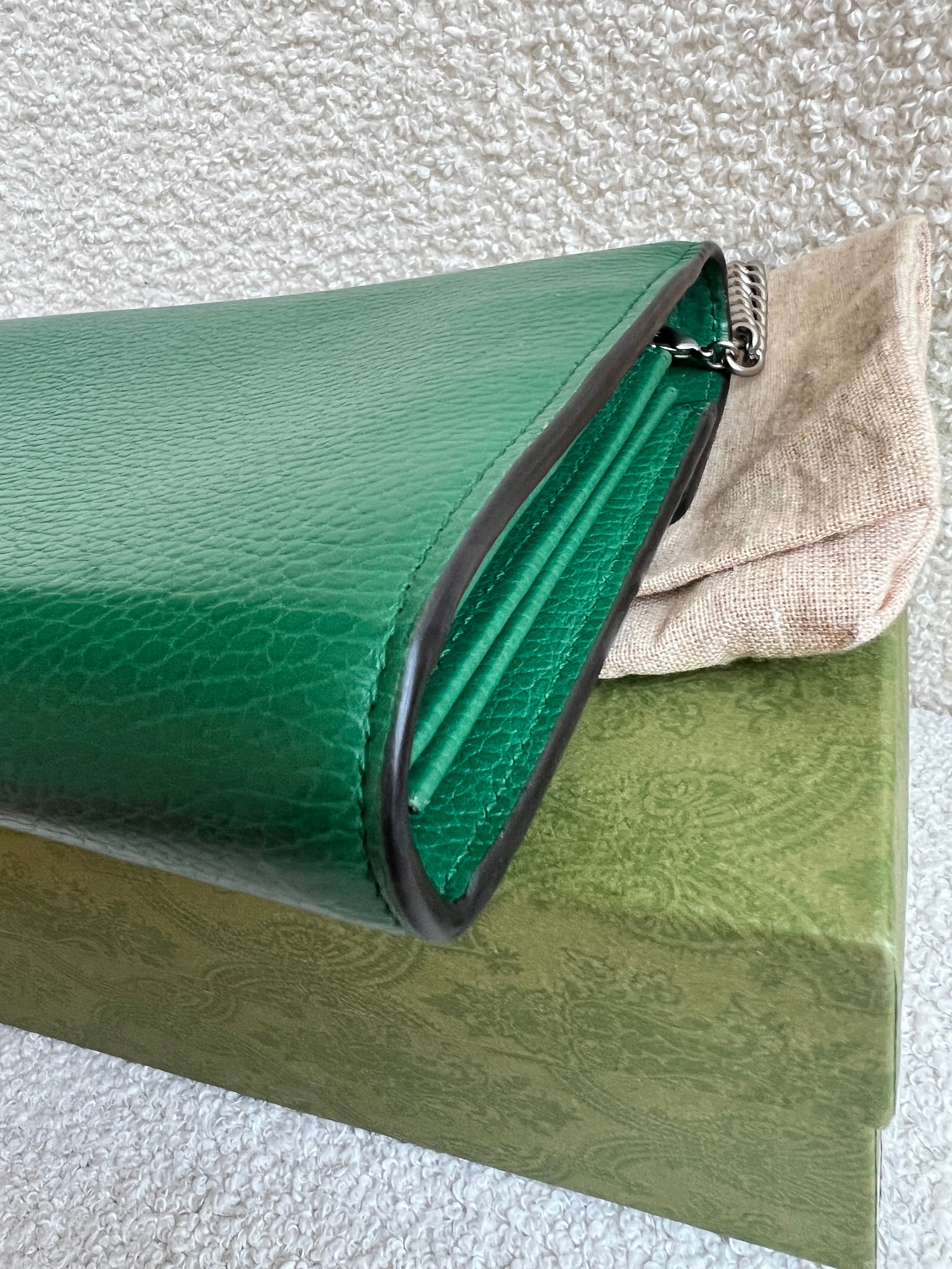 Gucci Dionysus Green Chain Wallet (RRP £1340)