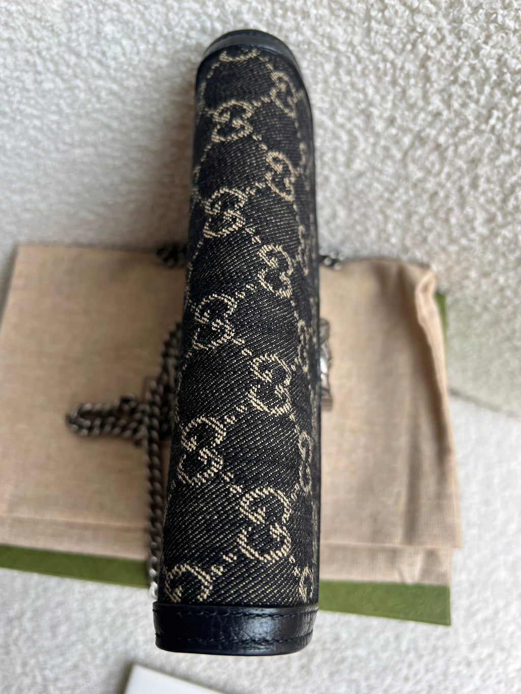 Gucci Dionysus Denim GG Mini Chain Bag