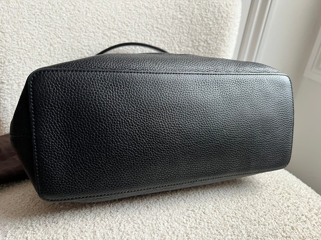 Gucci Soho Large Hobo in Black Pebbled Calfskin