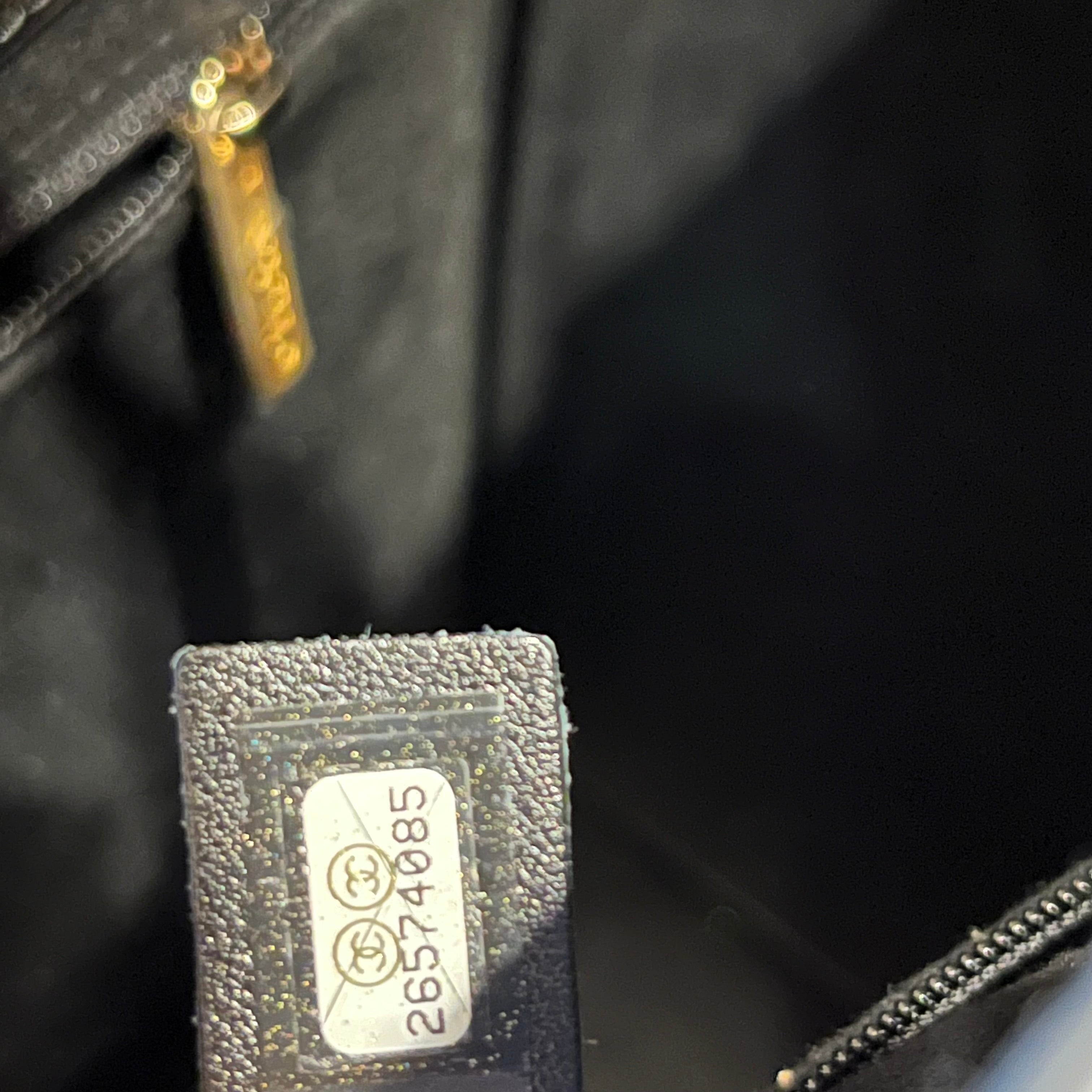 CHANEL Deauville Small Studded Caviar Leather Tote Bag