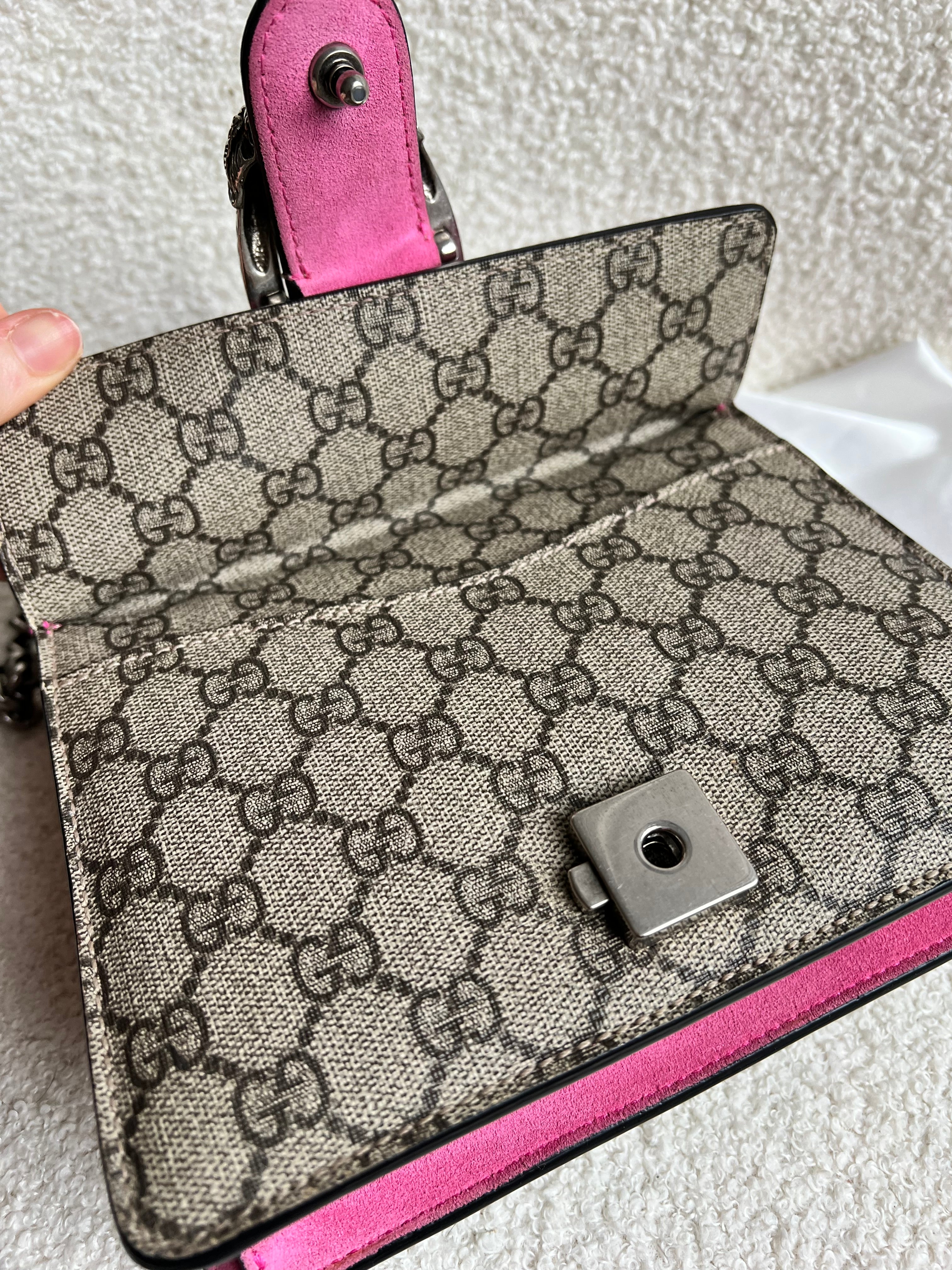 Gucci Dionysus GG Supreme Mini Shoulder Bag (RRP £1,700)