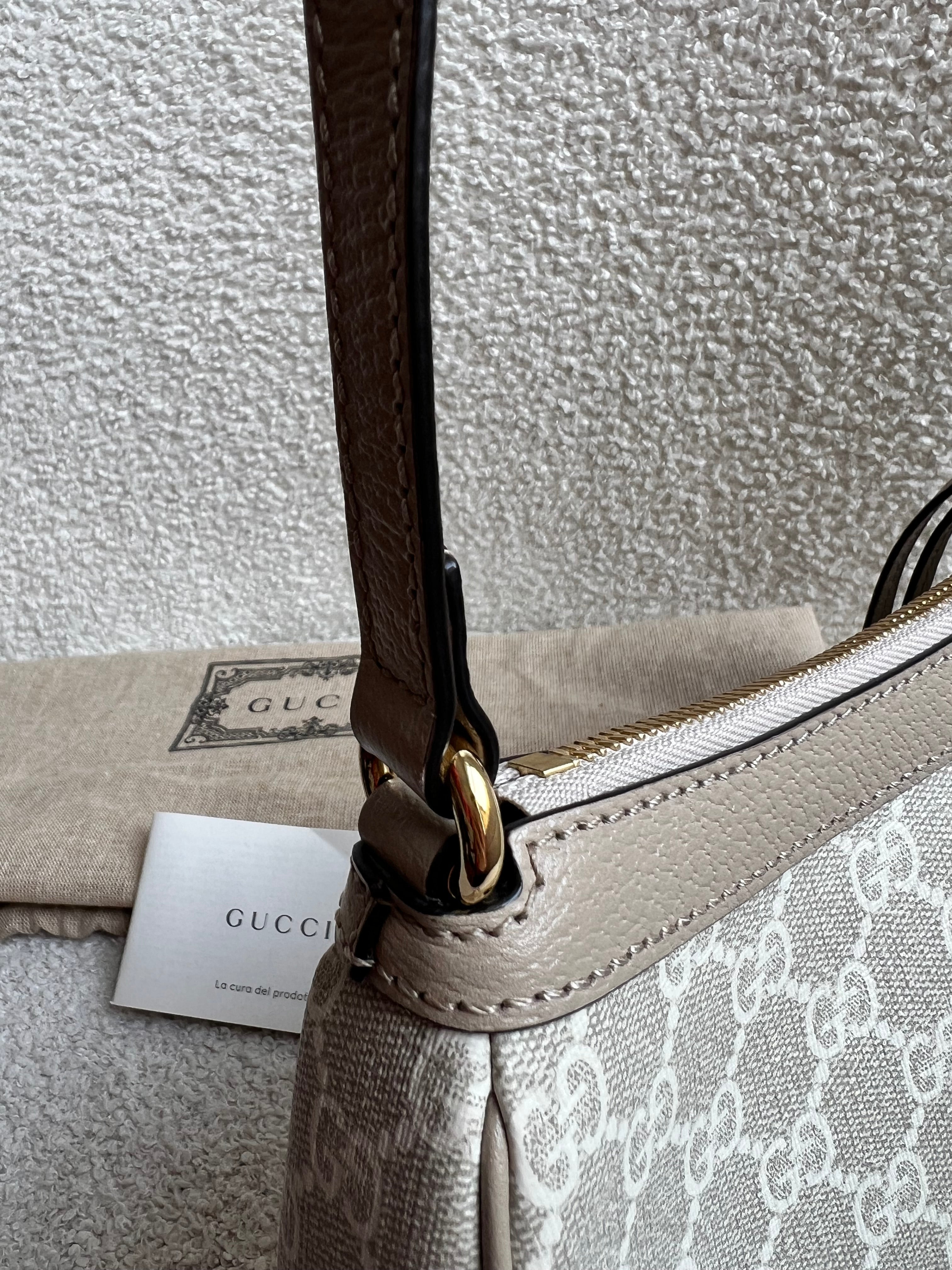 Gucci Ophidia GG Beige Supreme Shoulder Bag (RRP £930)