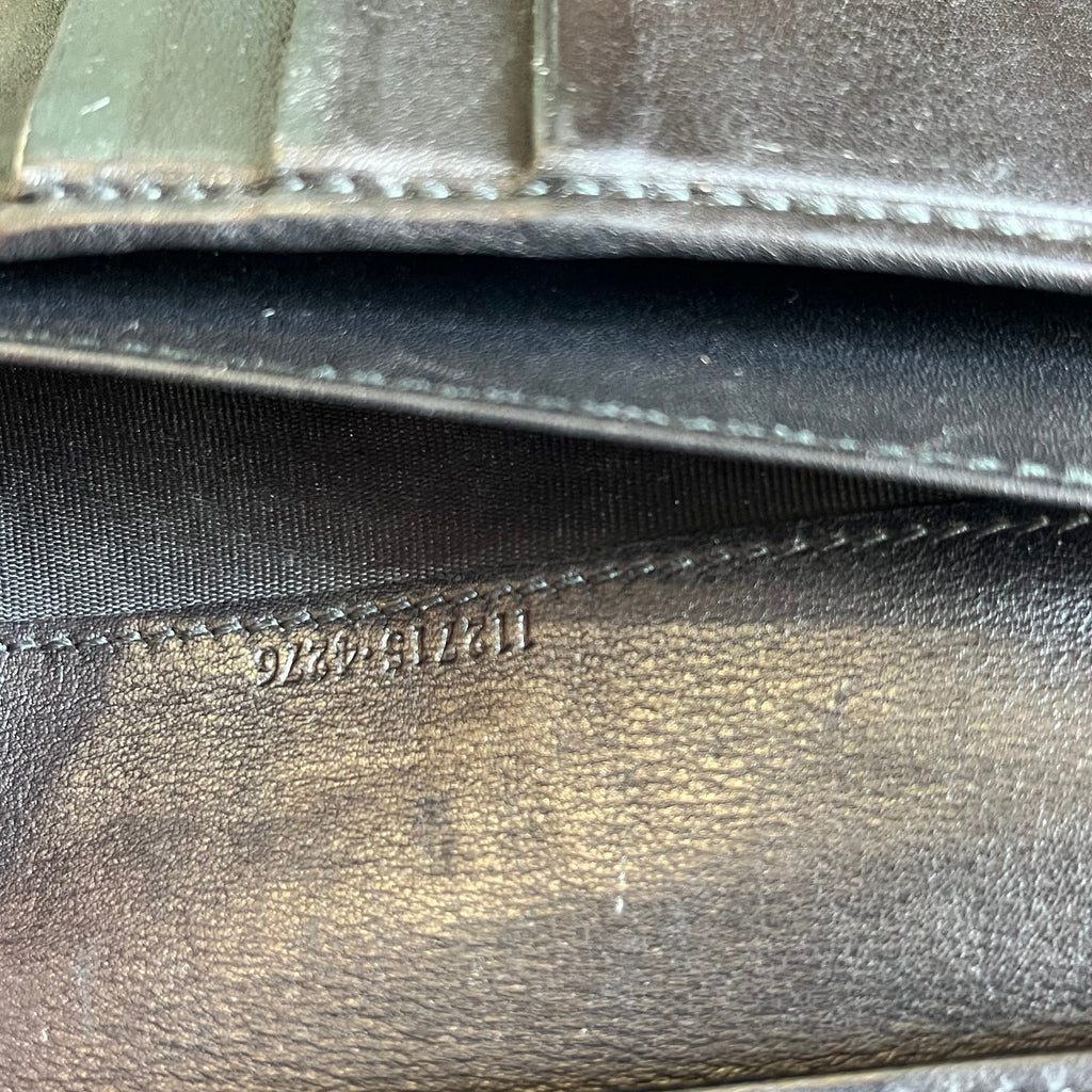 GUCCI GG Signature Black Leather Continental Wallet
