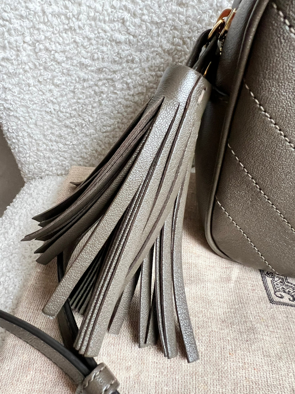 Gucci Khaki Small Blondie Shoulder Bag (RRP £1380)