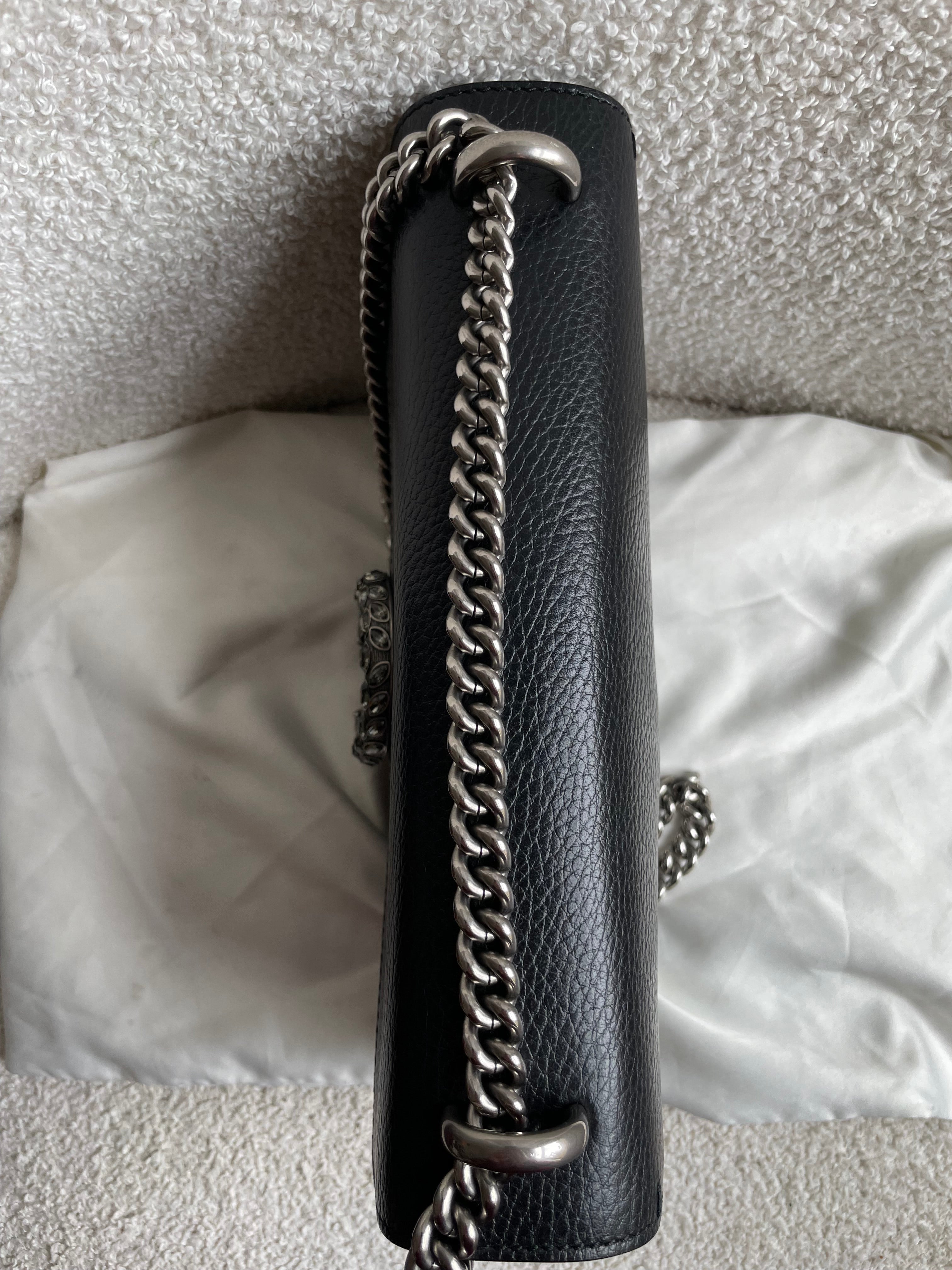Gucci Dionysus GG Black Small Shoulder Bag (RRP £2,670)
