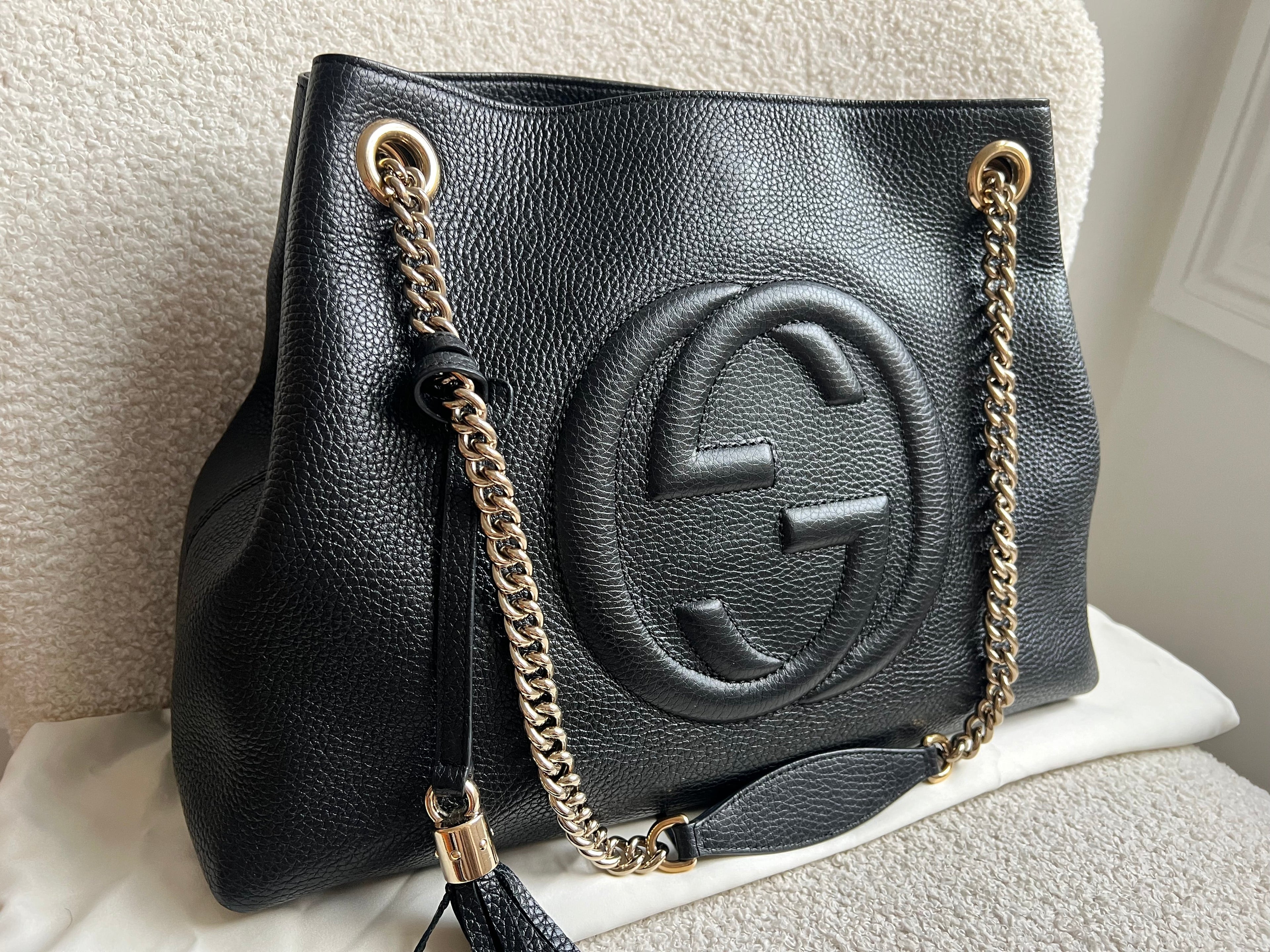 Gucci Black Soho Chain Tote (RRP £1350)