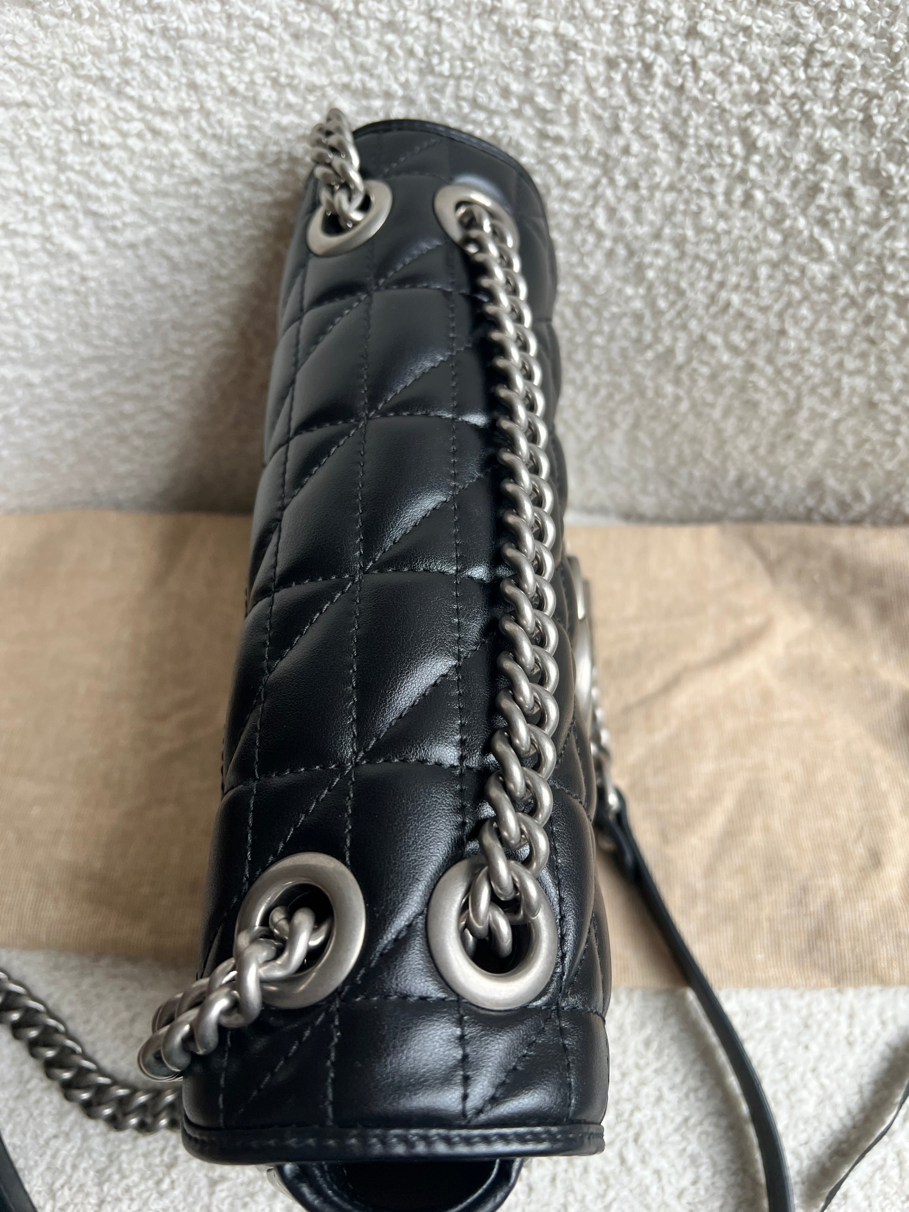 Gucci GG Black Aria Marmont Small Shoulder Bag (RRP £1800)