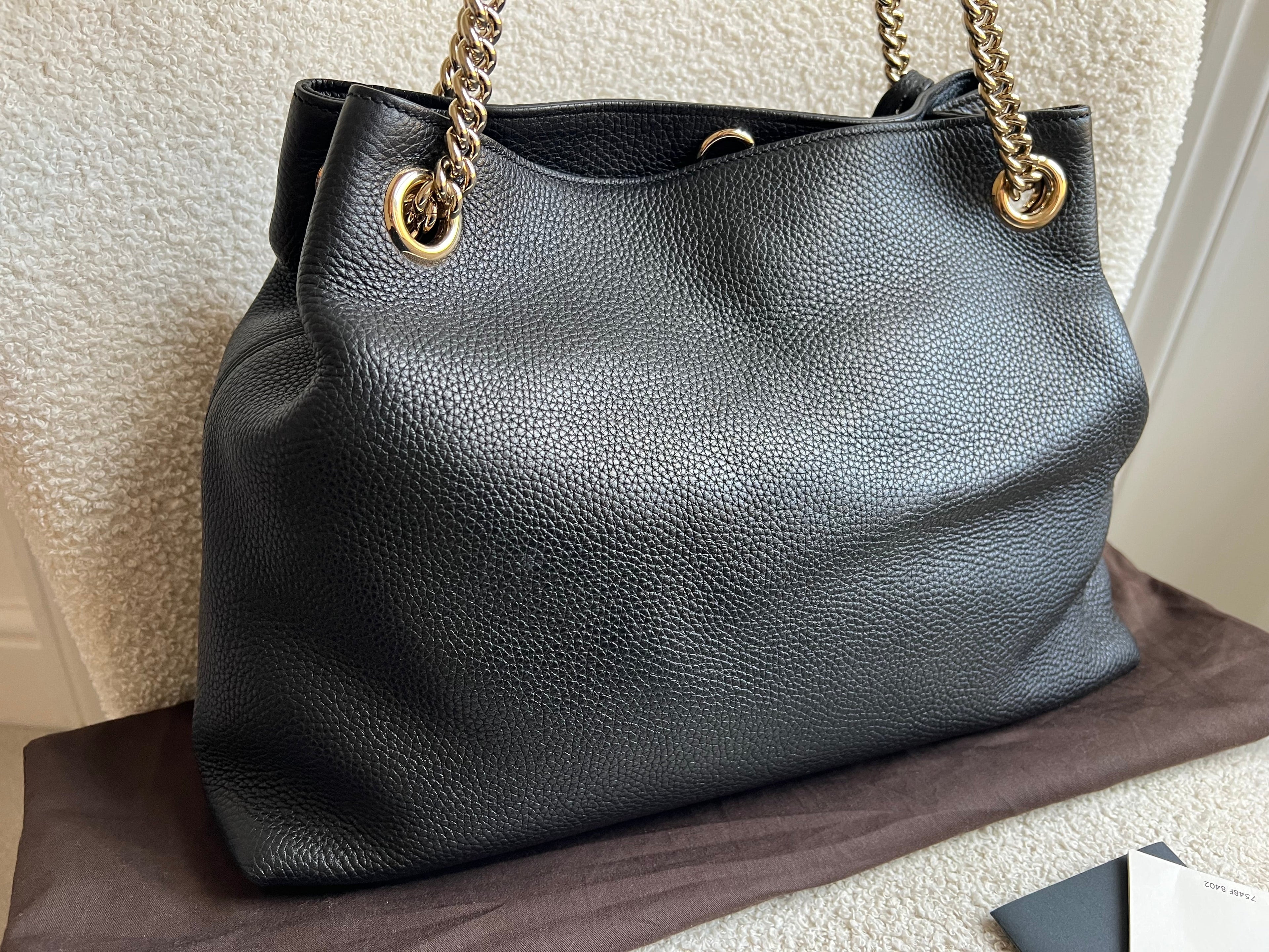 Gucci Black Soho Chain Tote (RRP £1350)