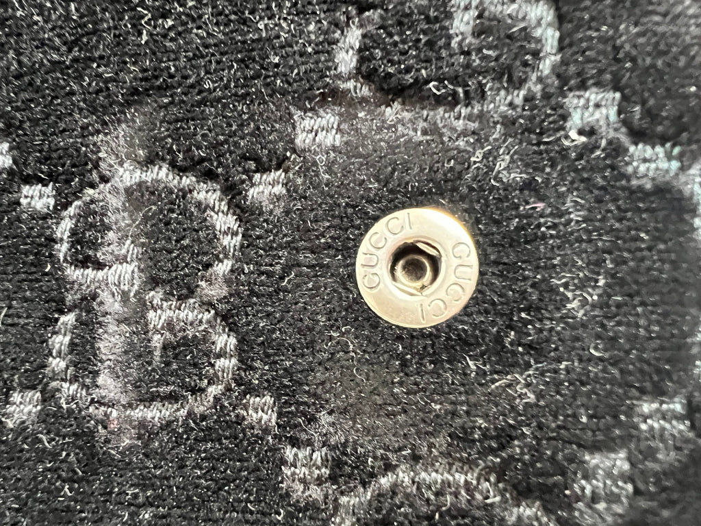 Gucci Black Velvet Dionysus Mini Chain Bag