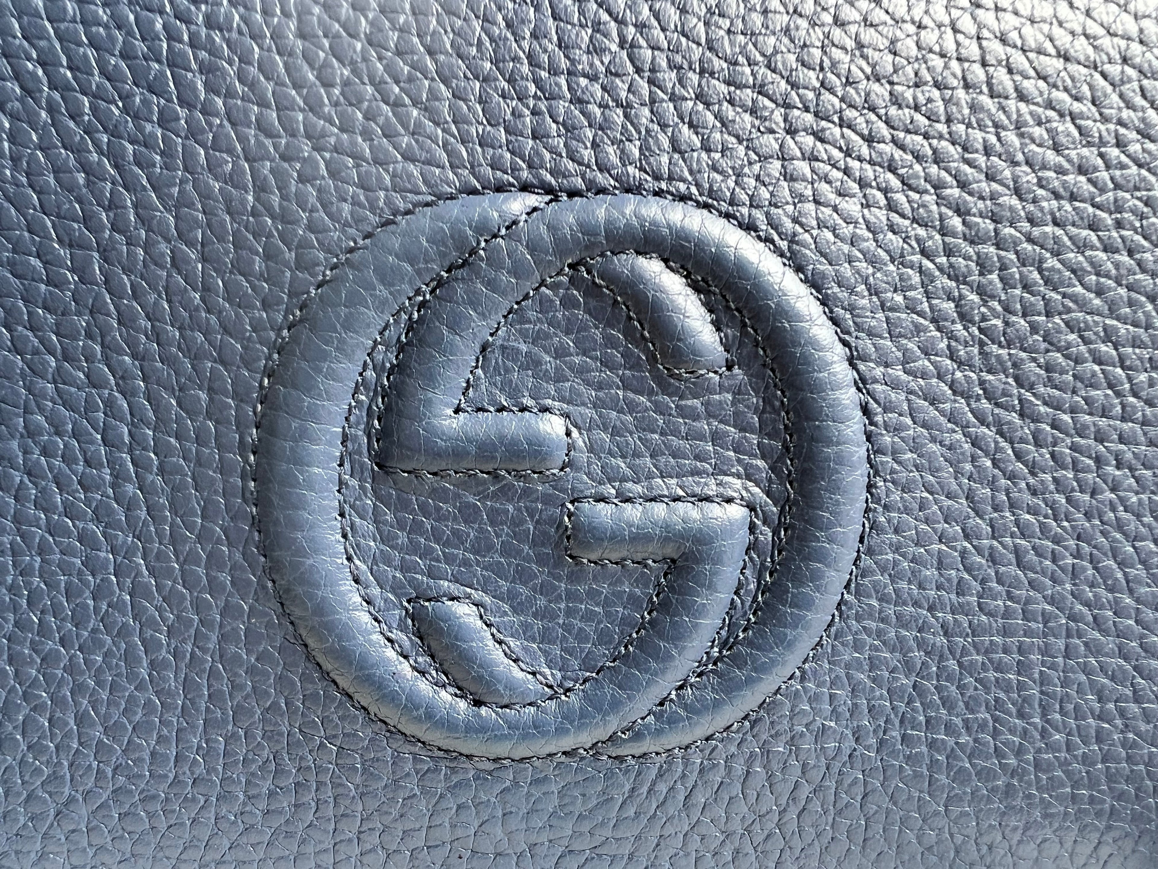 Gucci Blue Soho Chain Wallet