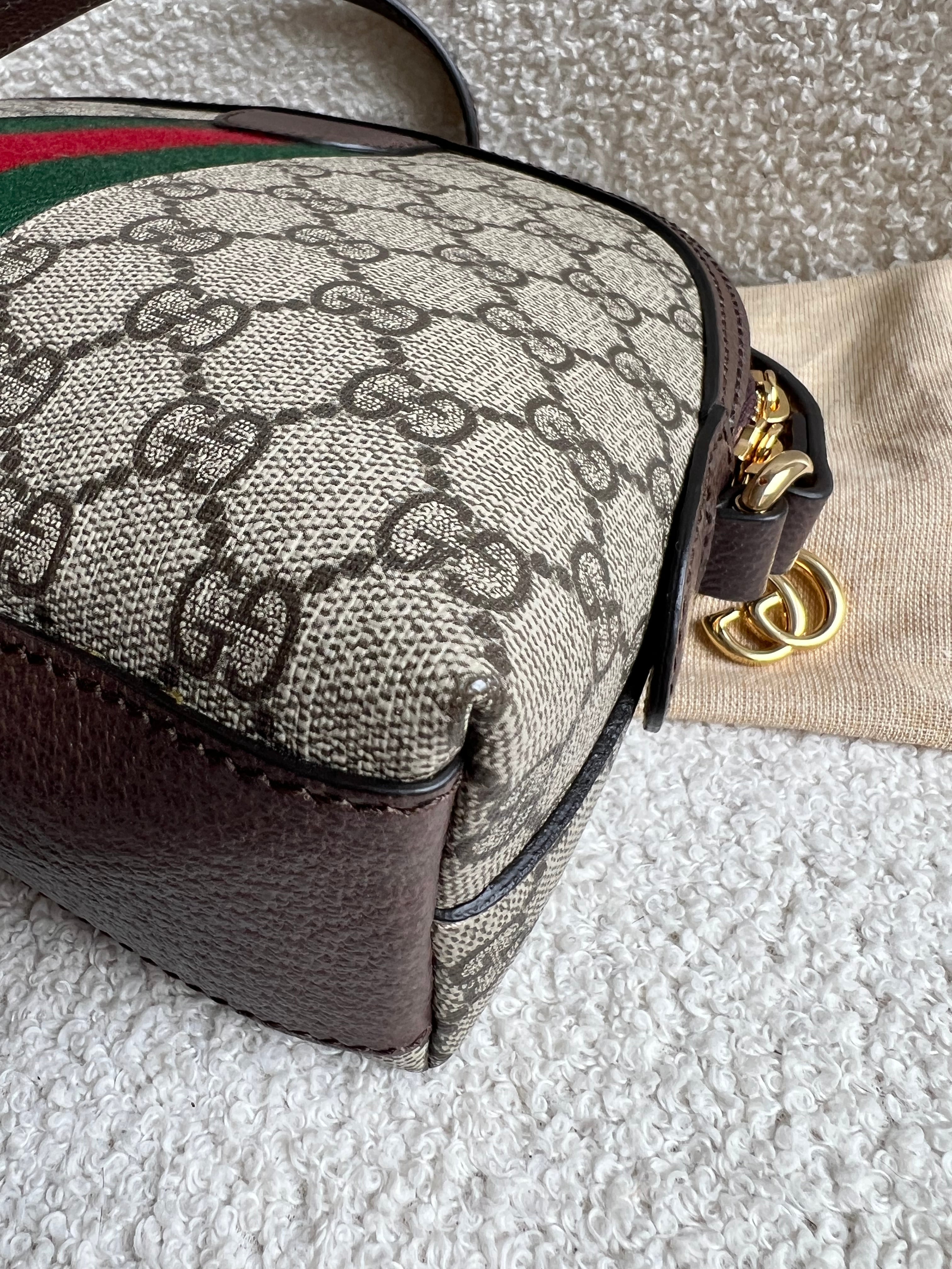 Gucci Ophidia GG Supreme Rounded Top Shoulder Bag (RRP £1,380)