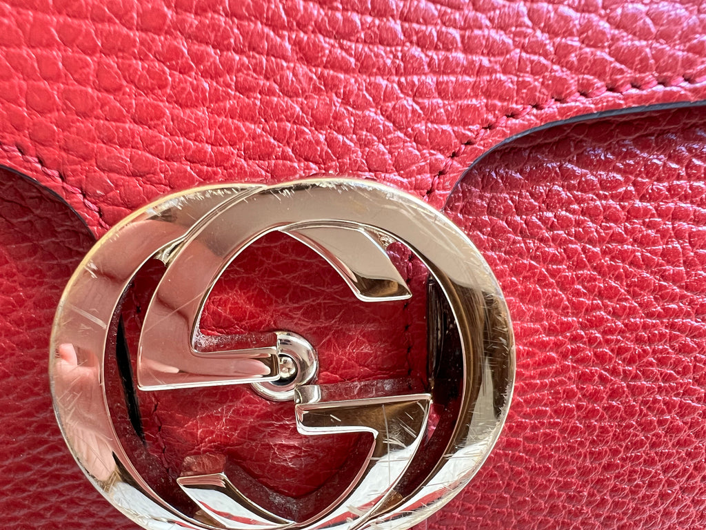 Gucci Interlocking GG Red Small Shoulder Bag