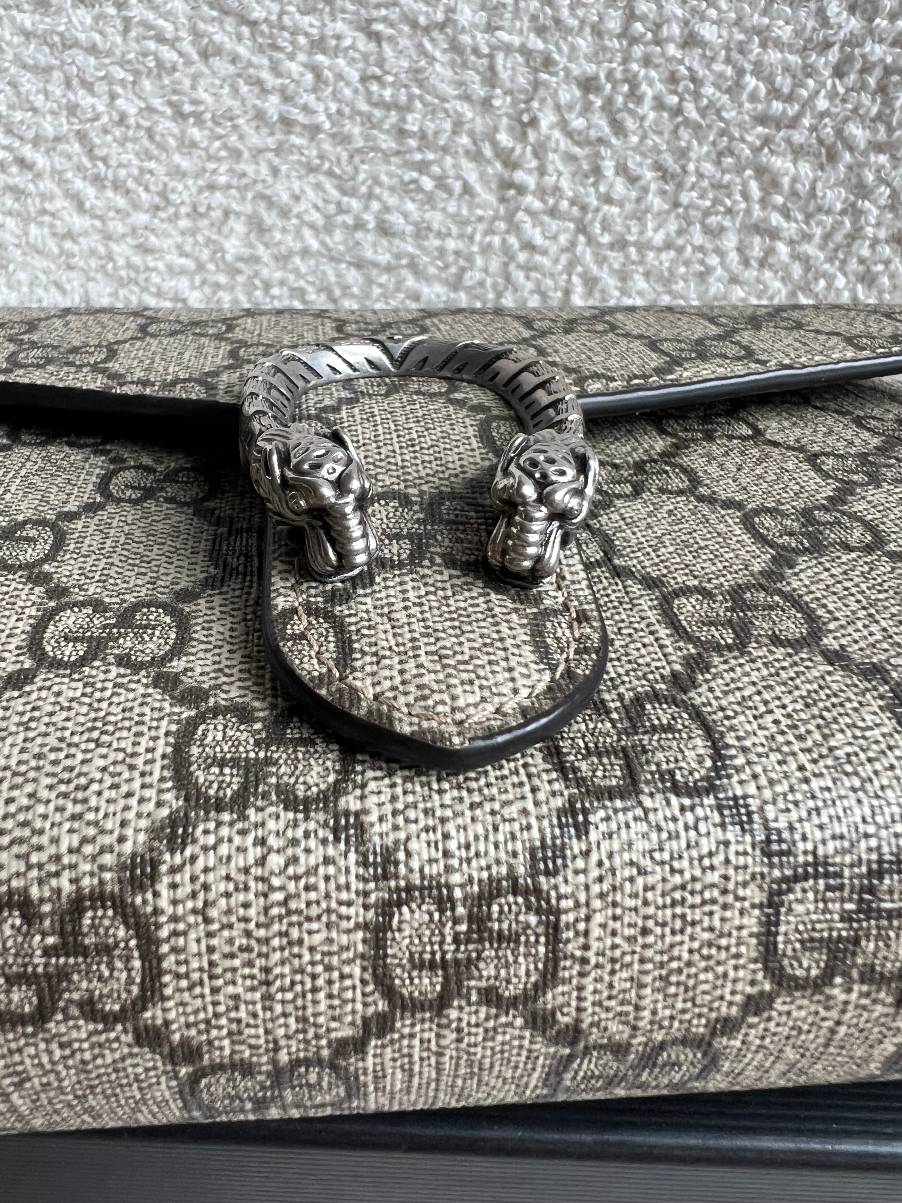Gucci Dionysus GG Supreme Chain Wallet (RRP £1400)