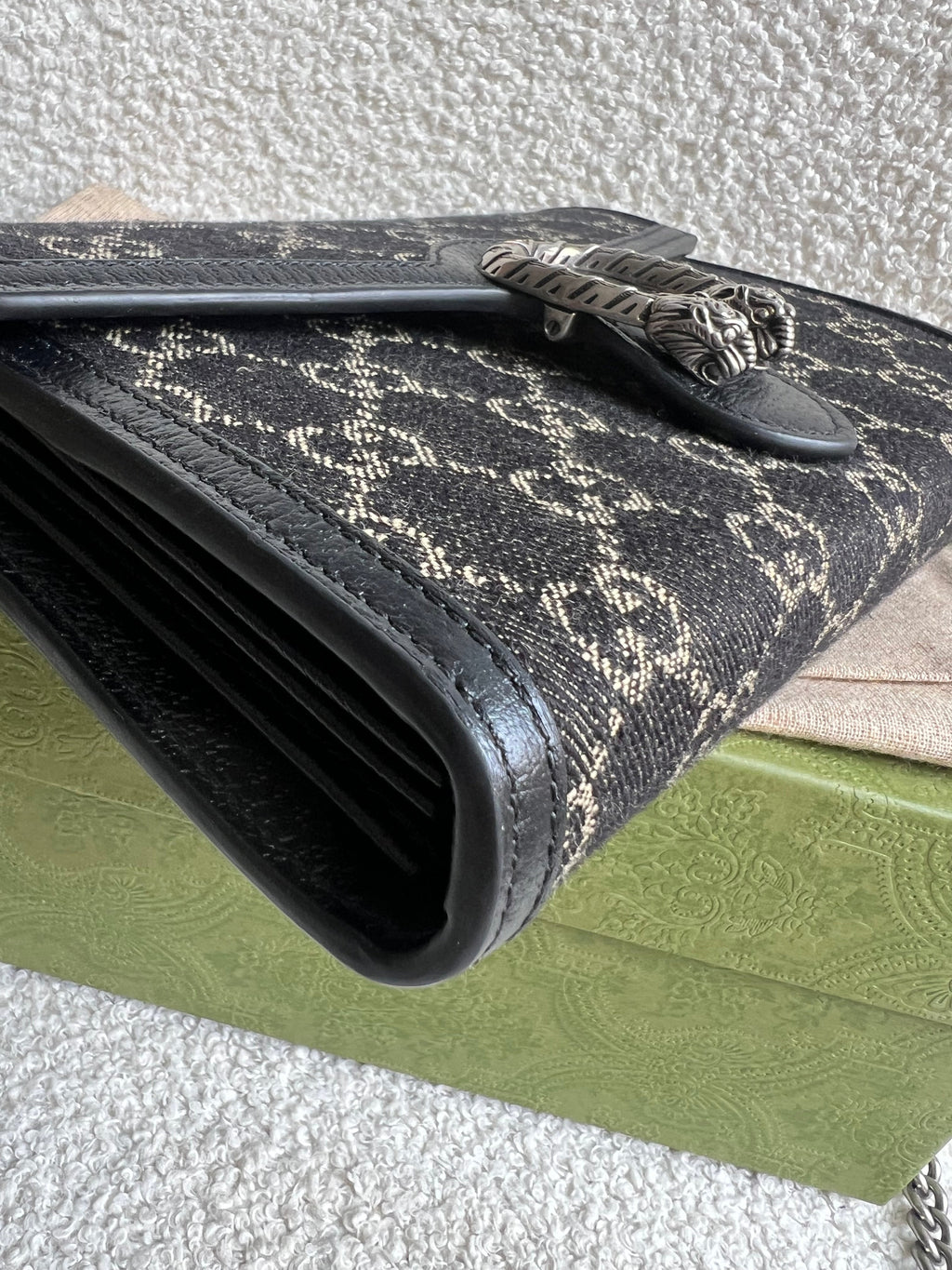 Gucci Dionysus Denim GG Mini Chain Bag