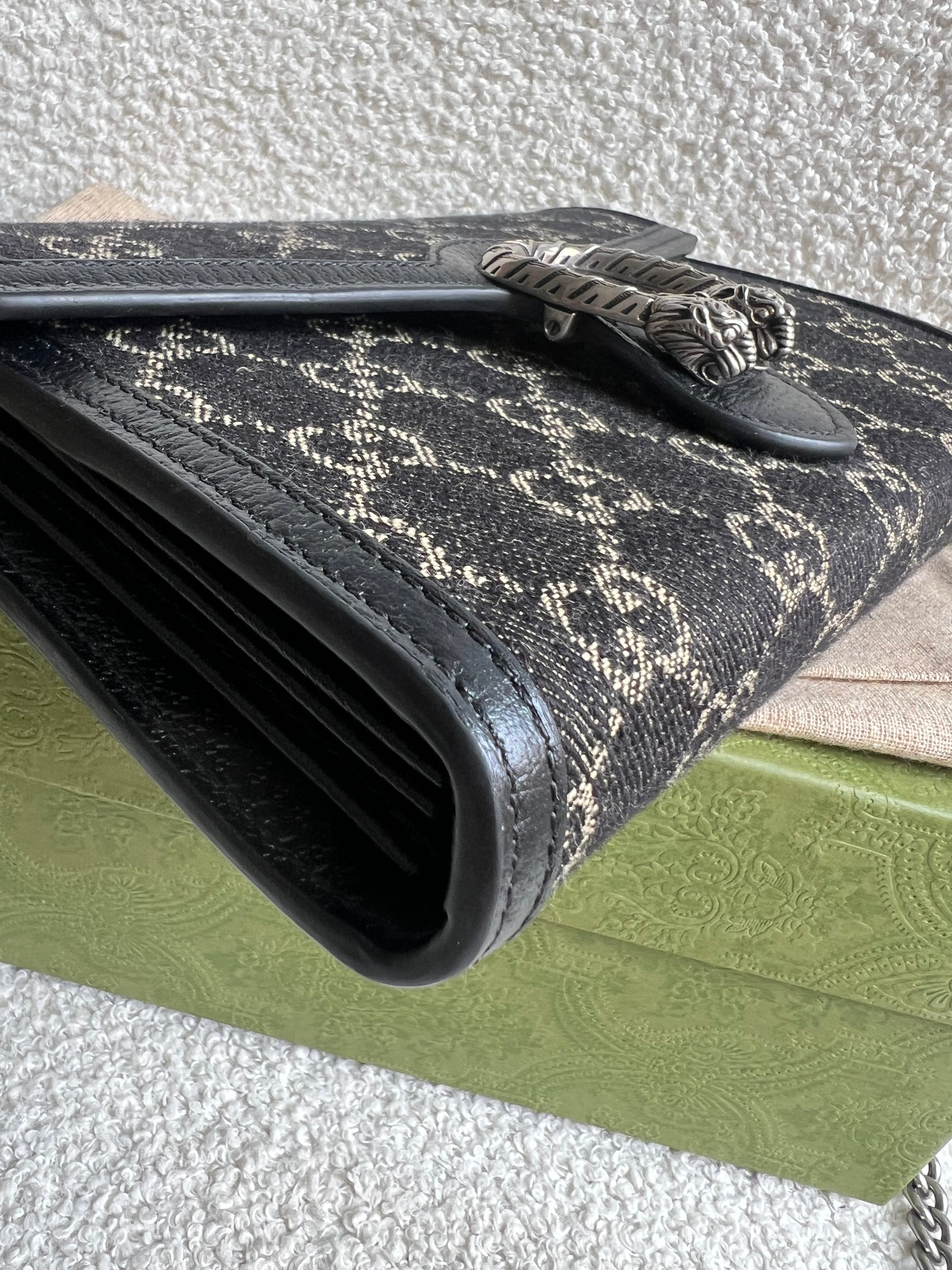 Gucci Dionysus Denim GG Mini Chain Bag