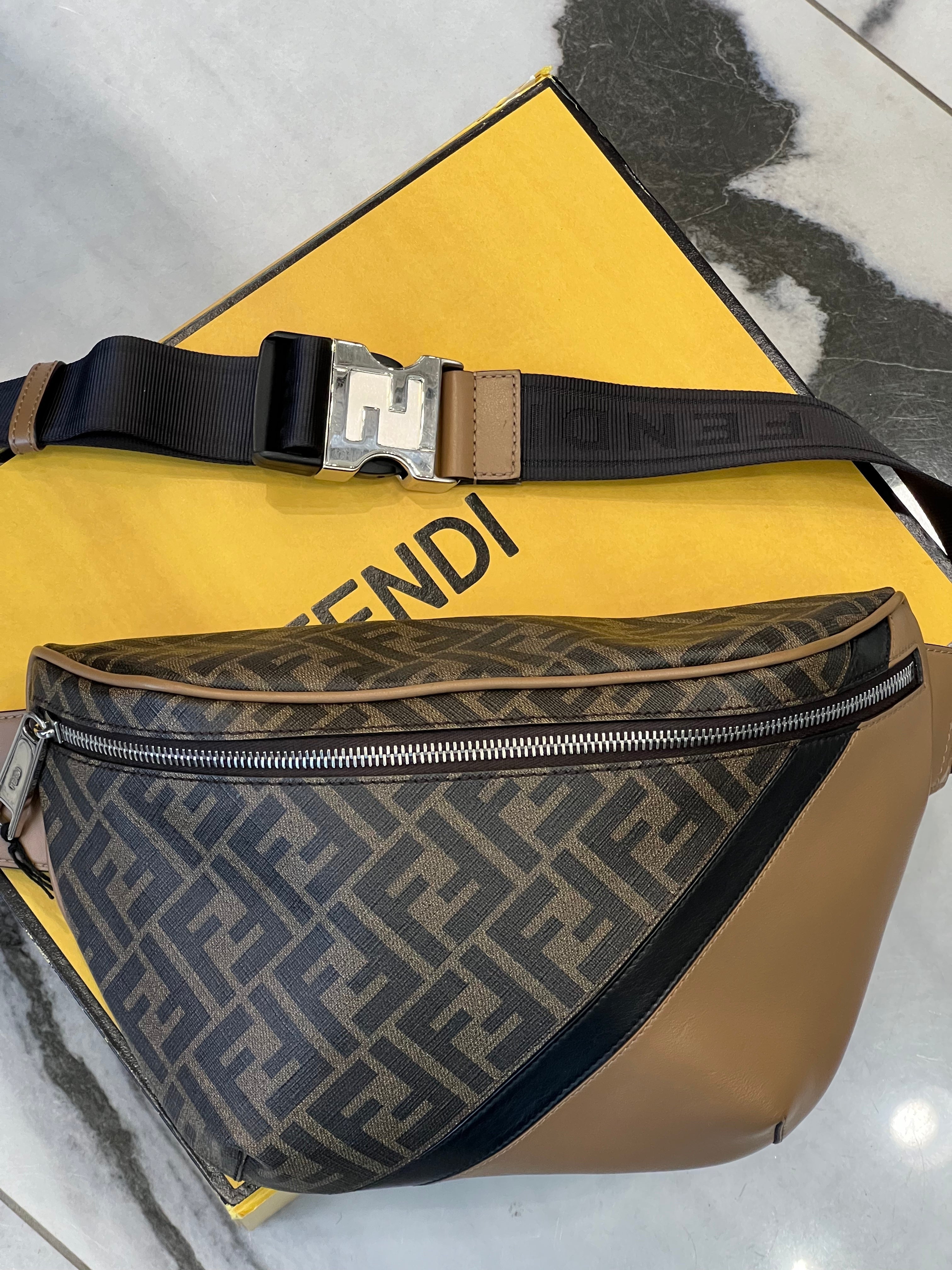 FENDI FF DIAGONAL BELT BAG