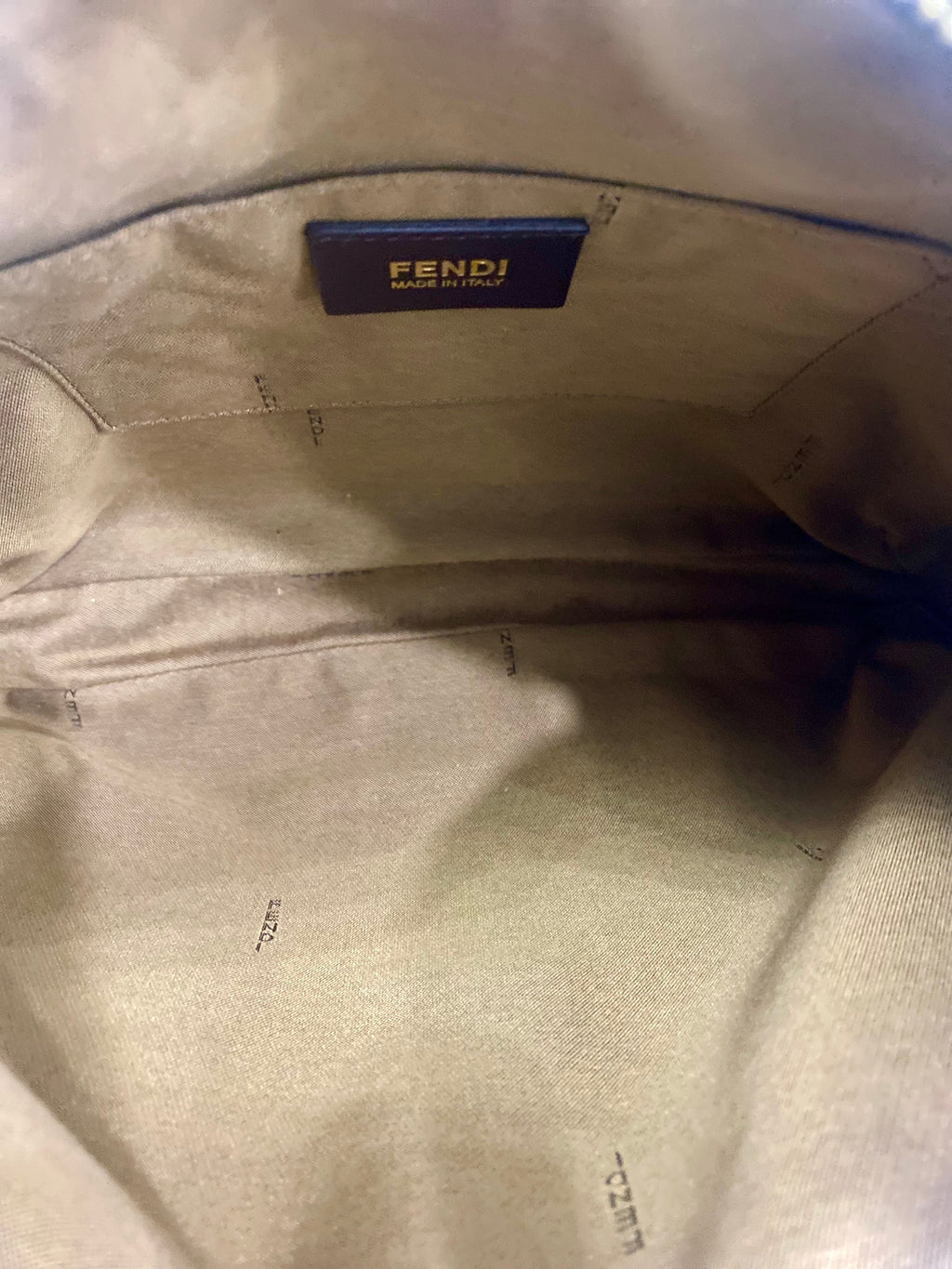 FENDI FF ZUCCA CHEF CROSSBODY BAG