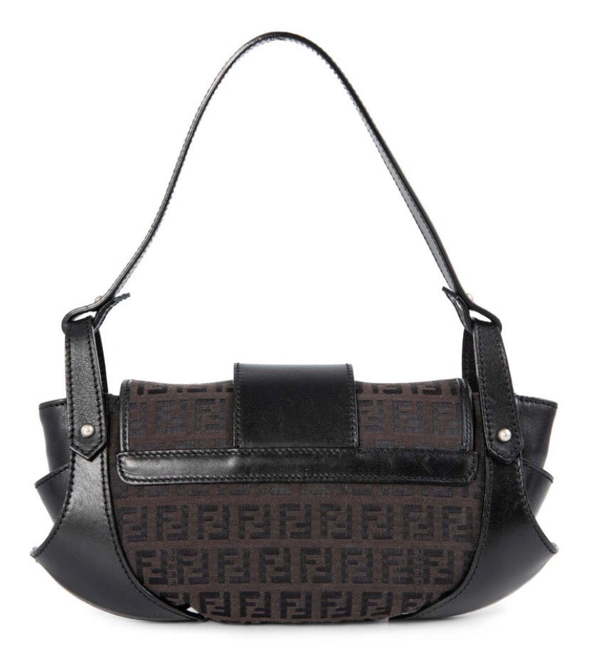 FENDI FF ZUCCHINO COMPLIATION SHOULDER BAG